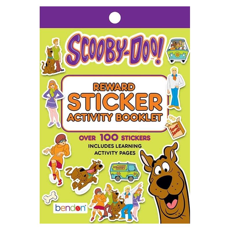 Cuaderno de Pegatinas Scooby Doo Bendon 100 Hojas 10x10 cm