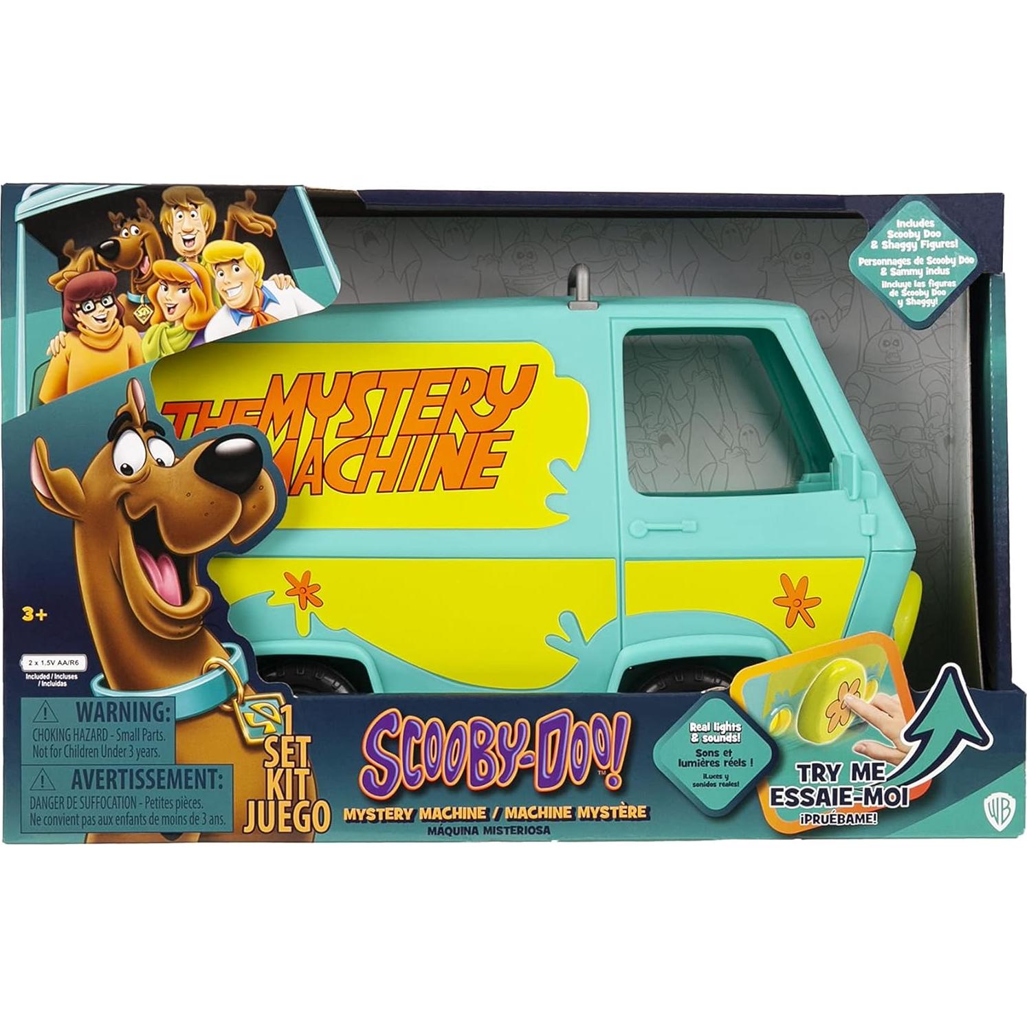 Máquina de Misterio Scooby Doo Basic Fun con Luces y Sonidos