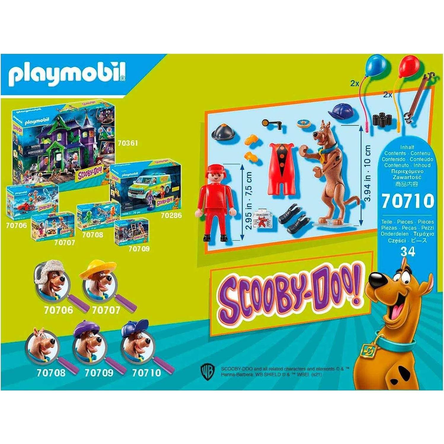 Playmobil Aventura Scooby-Doo Payaso Fantasma 70710