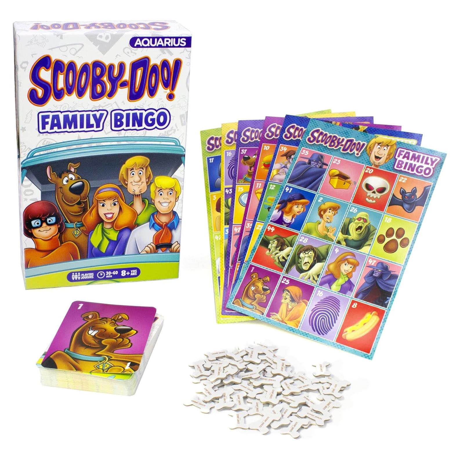 Juego de Bingo Scooby-Doo Aquarius para 2-4 Jugadores