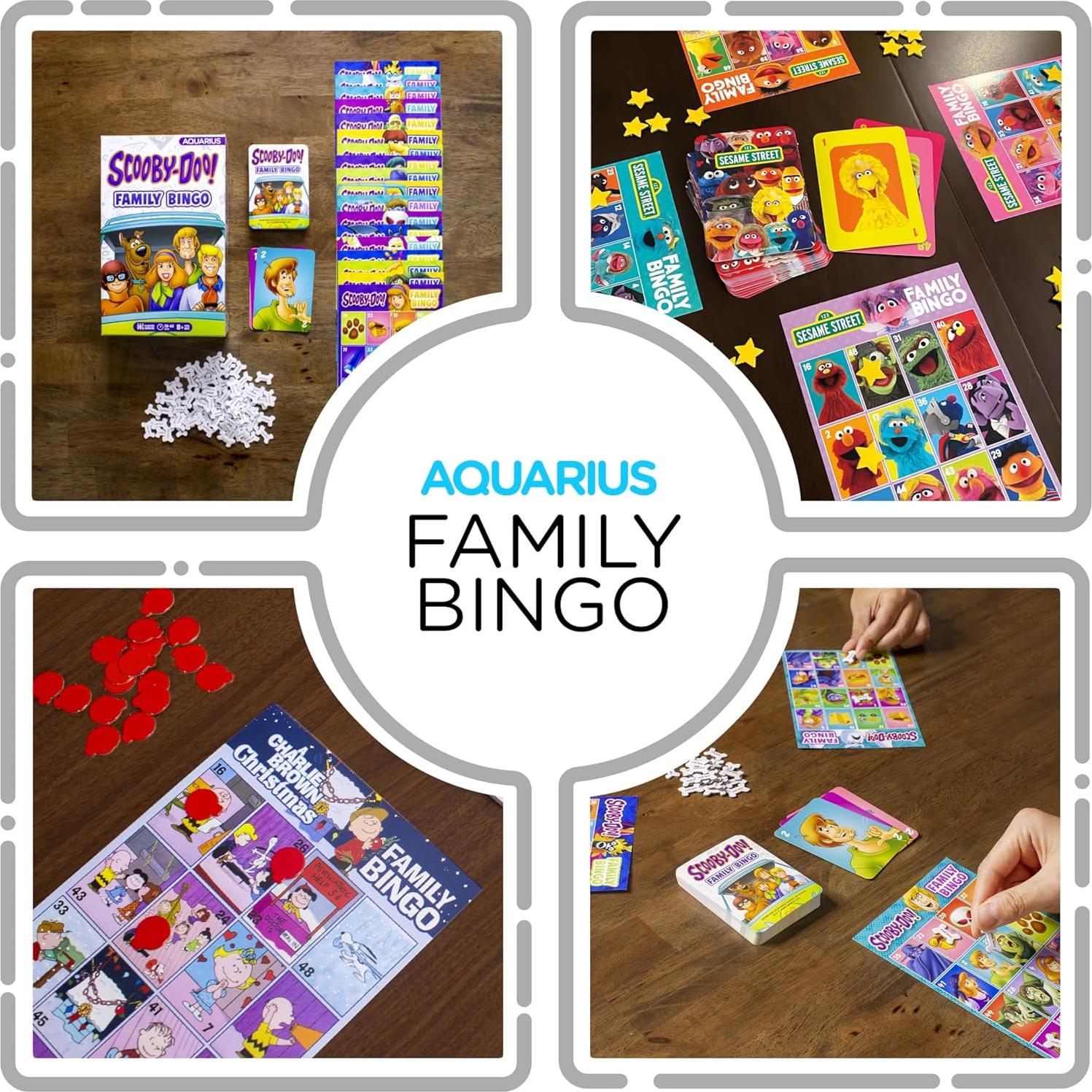 Juego de Bingo Scooby-Doo Aquarius para 2-4 Jugadores