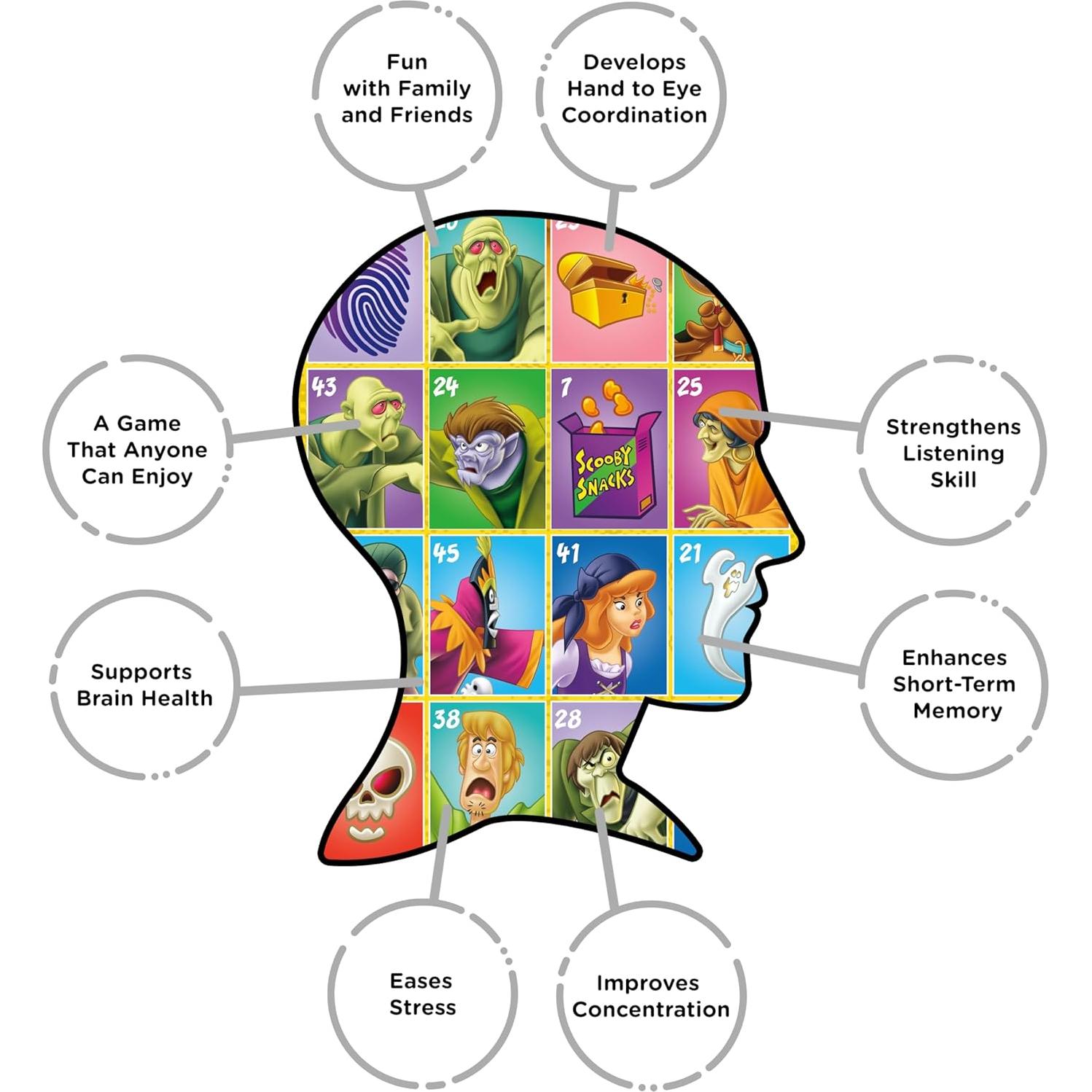 Juego de Bingo Scooby-Doo Aquarius para 2-4 Jugadores