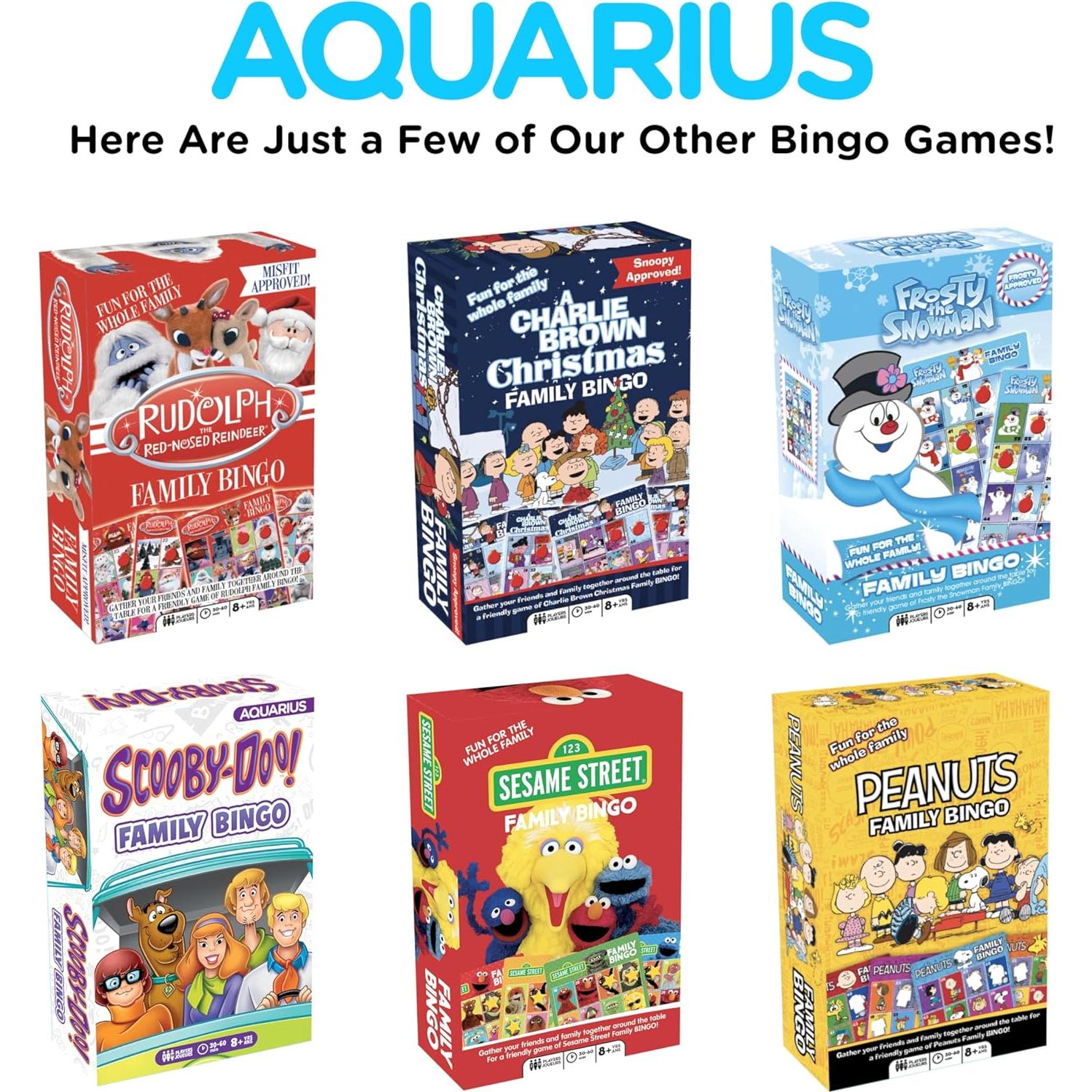 Juego de Bingo Scooby-Doo Aquarius para 2-4 Jugadores