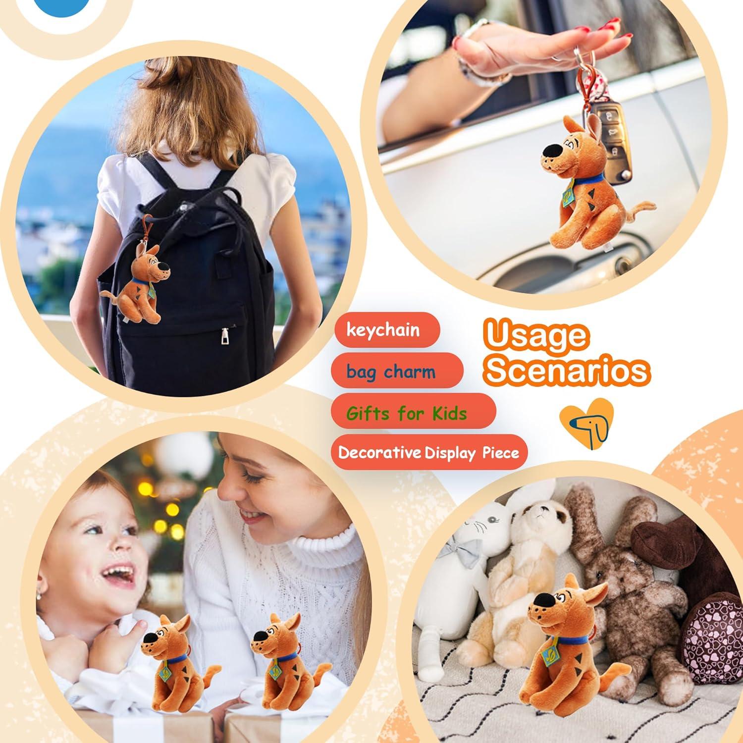 Llave de peluche Scooby Doo 15 cm para mochila y bolso