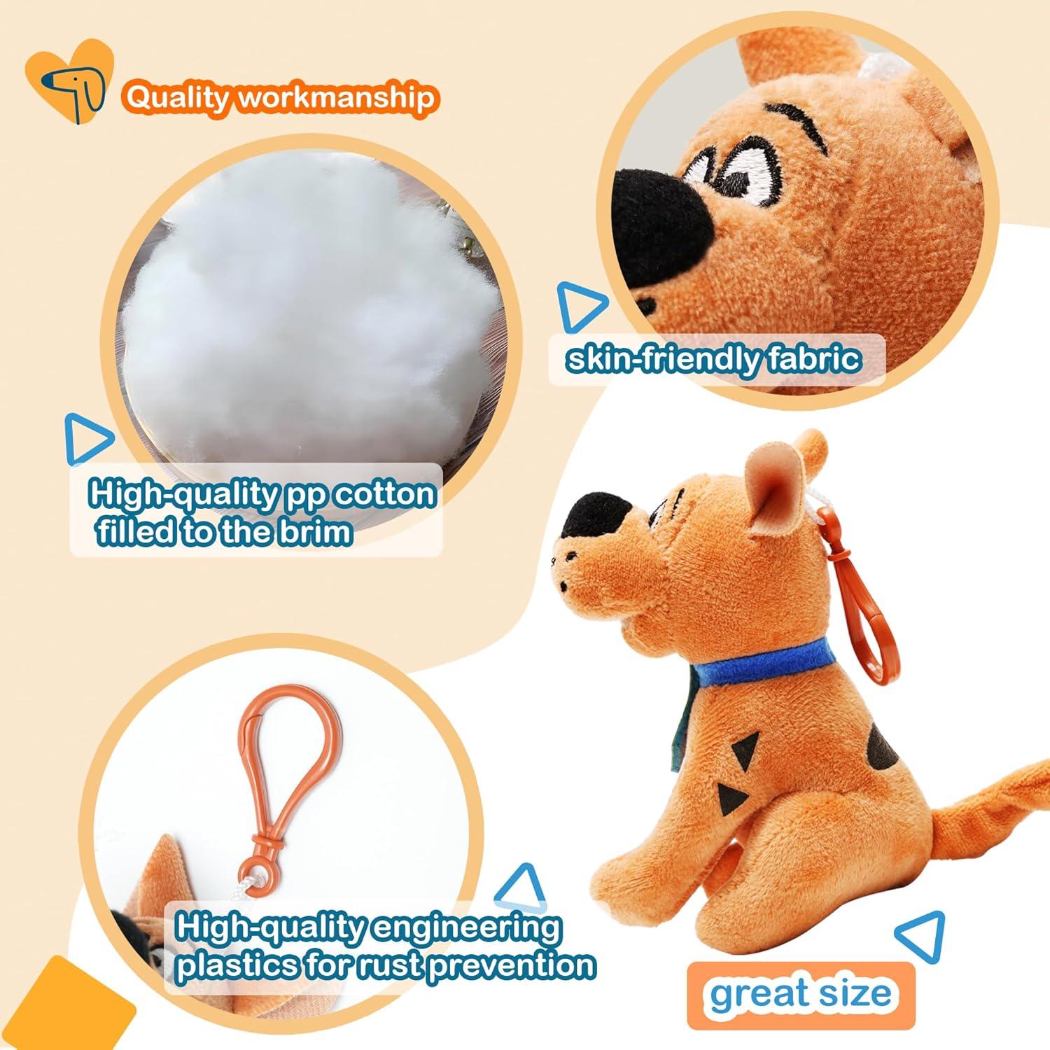 Llave de peluche Scooby Doo 15 cm para mochila y bolso