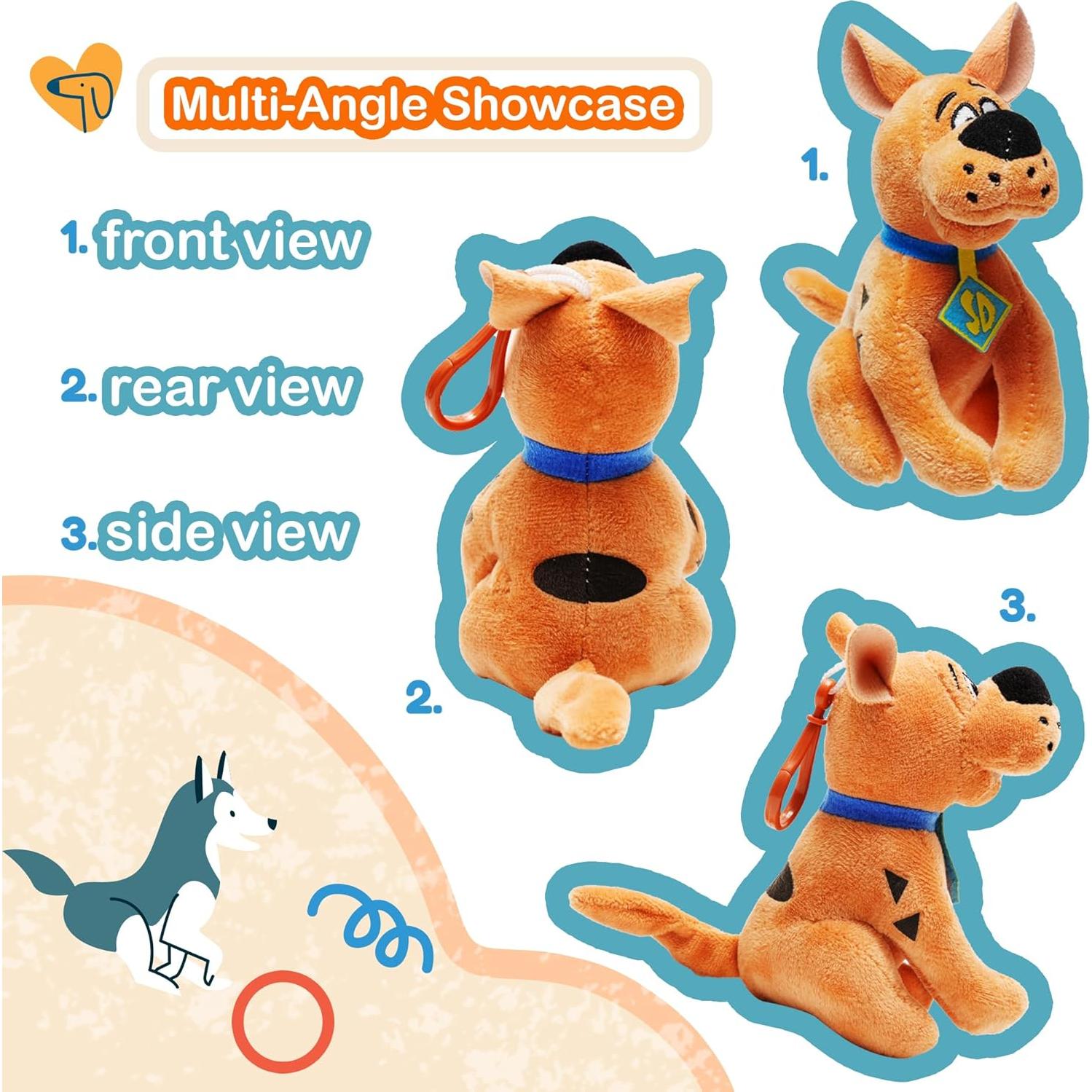 Llave de peluche Scooby Doo 15 cm para mochila y bolso