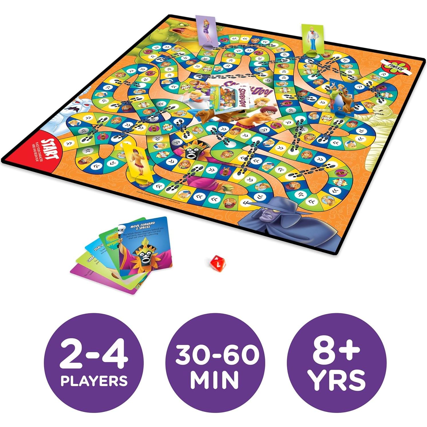 Juego de Mesa Scooby-Doo Aquarius - Diversión Familiar para 2-4 Jugadores