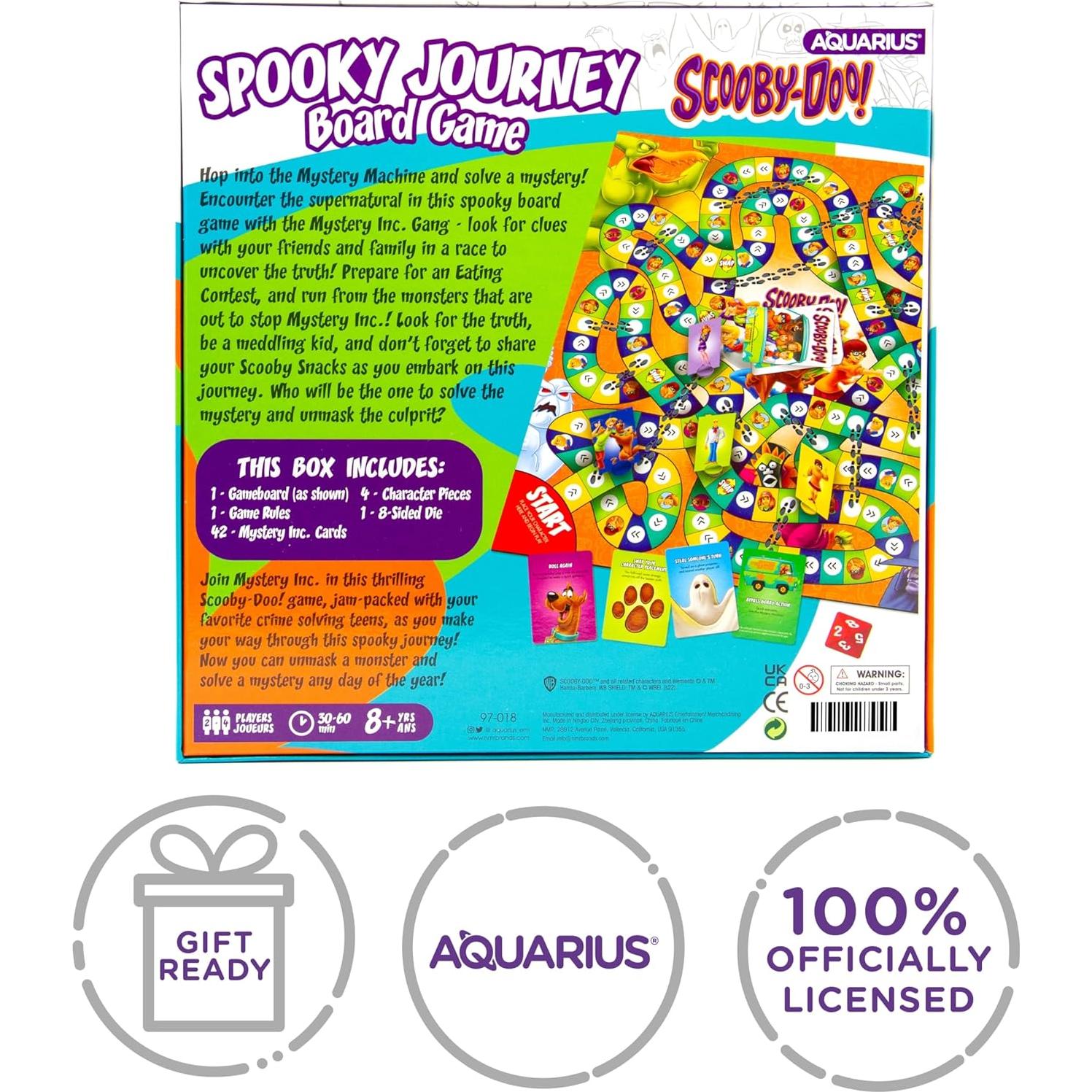 Juego de Mesa Scooby-Doo Aquarius - Diversión Familiar para 2-4 Jugadores