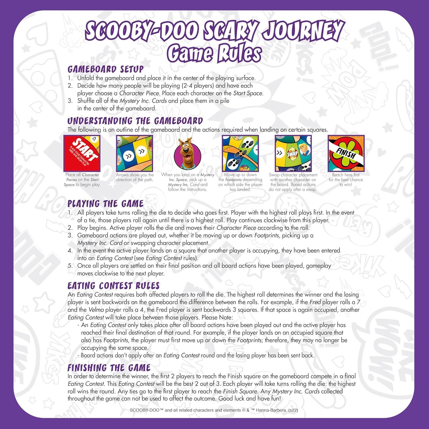 Juego de Mesa Scooby-Doo Aquarius - Diversión Familiar para 2-4 Jugadores