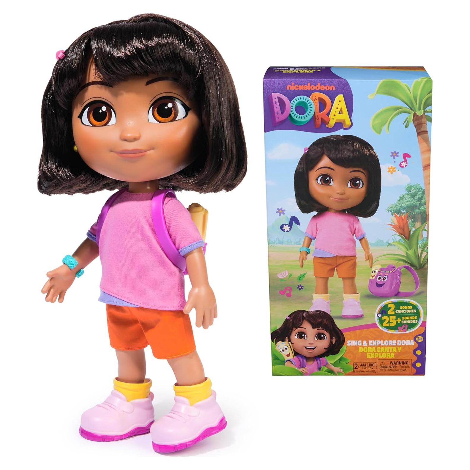 Muñeca Interactiva Dora Canta y Explora 30.48 cm con Accesorios