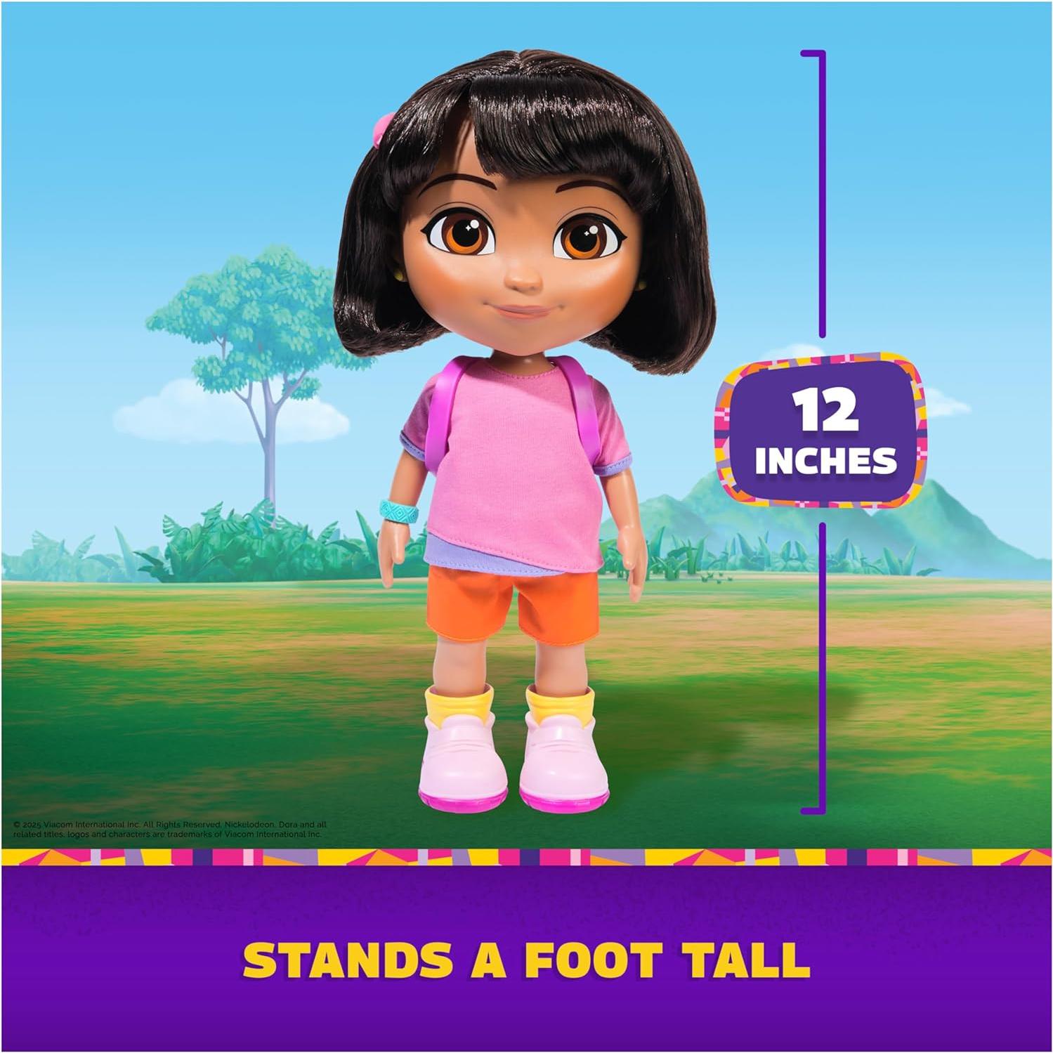 Muñeca Interactiva Dora Canta y Explora 30.48 cm con Accesorios