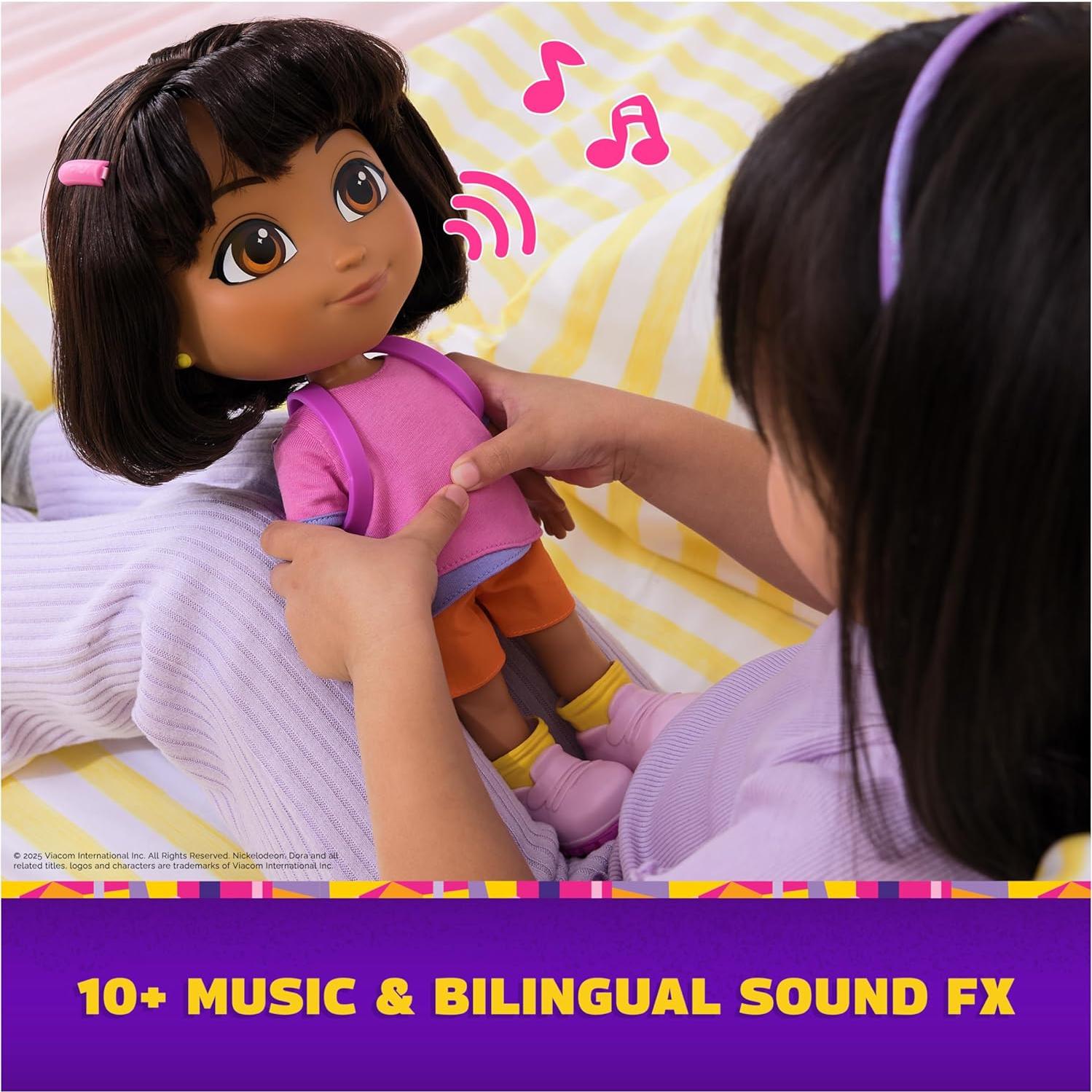 Muñeca Interactiva Dora Canta y Explora 30.48 cm con Accesorios