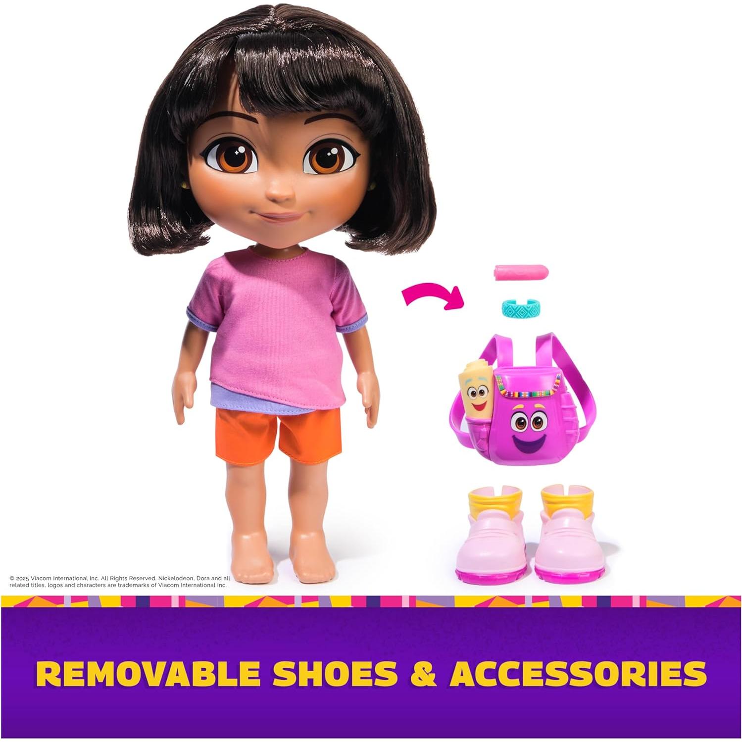 Muñeca Interactiva Dora Canta y Explora 30.48 cm con Accesorios