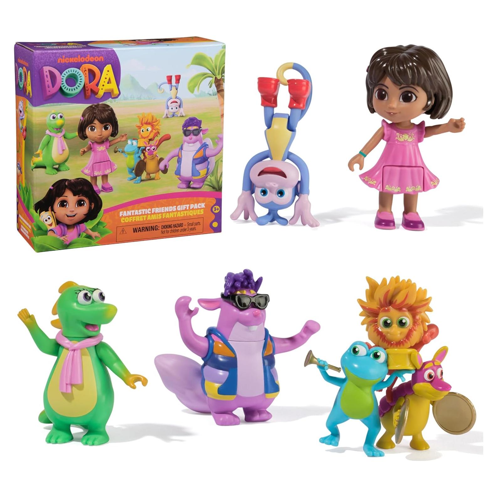 Paquete de Regalo Dora la Exploradora - 5 Figuras de Juguete