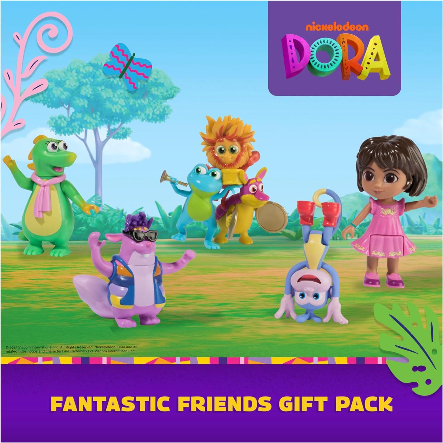 Paquete de Regalo Dora la Exploradora - 5 Figuras de Juguete