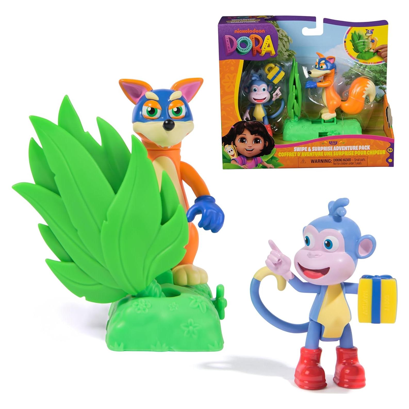 Paquete de Aventura Dora la Exploradora Spin Master con Boots y Swiper