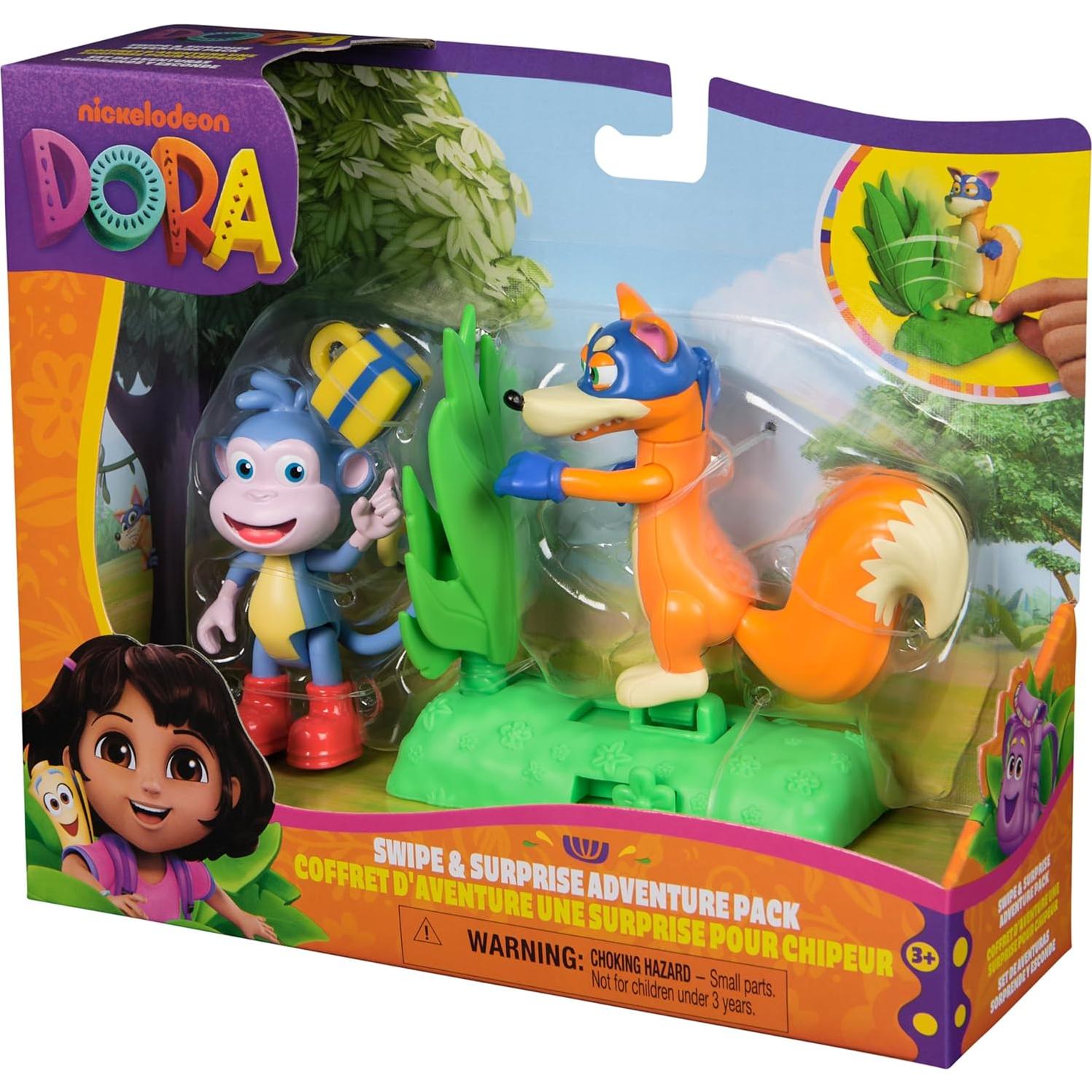 Paquete de Aventura Dora la Exploradora Spin Master con Boots y Swiper