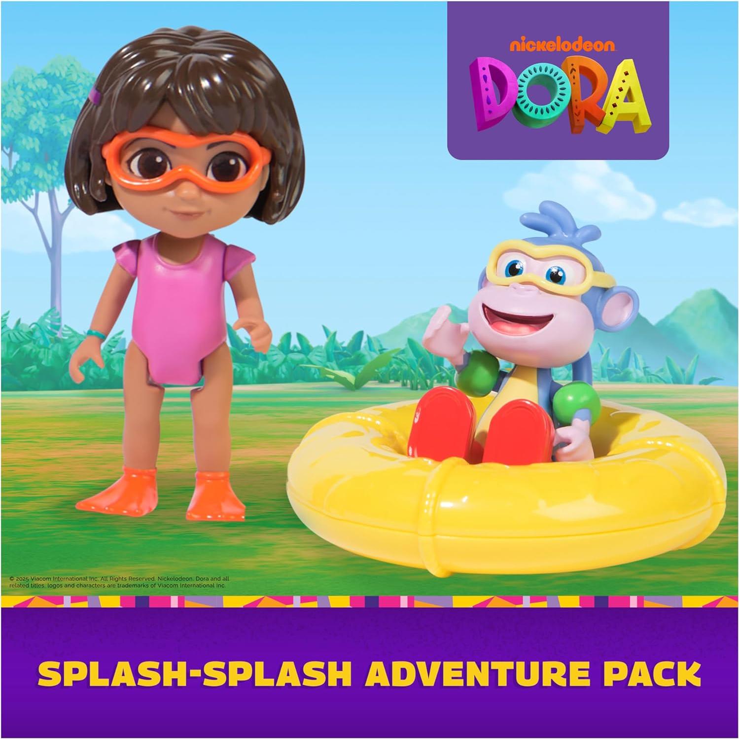 Paquete de Aventura Splash-Splash Dora y Boots - Juguetes 3+