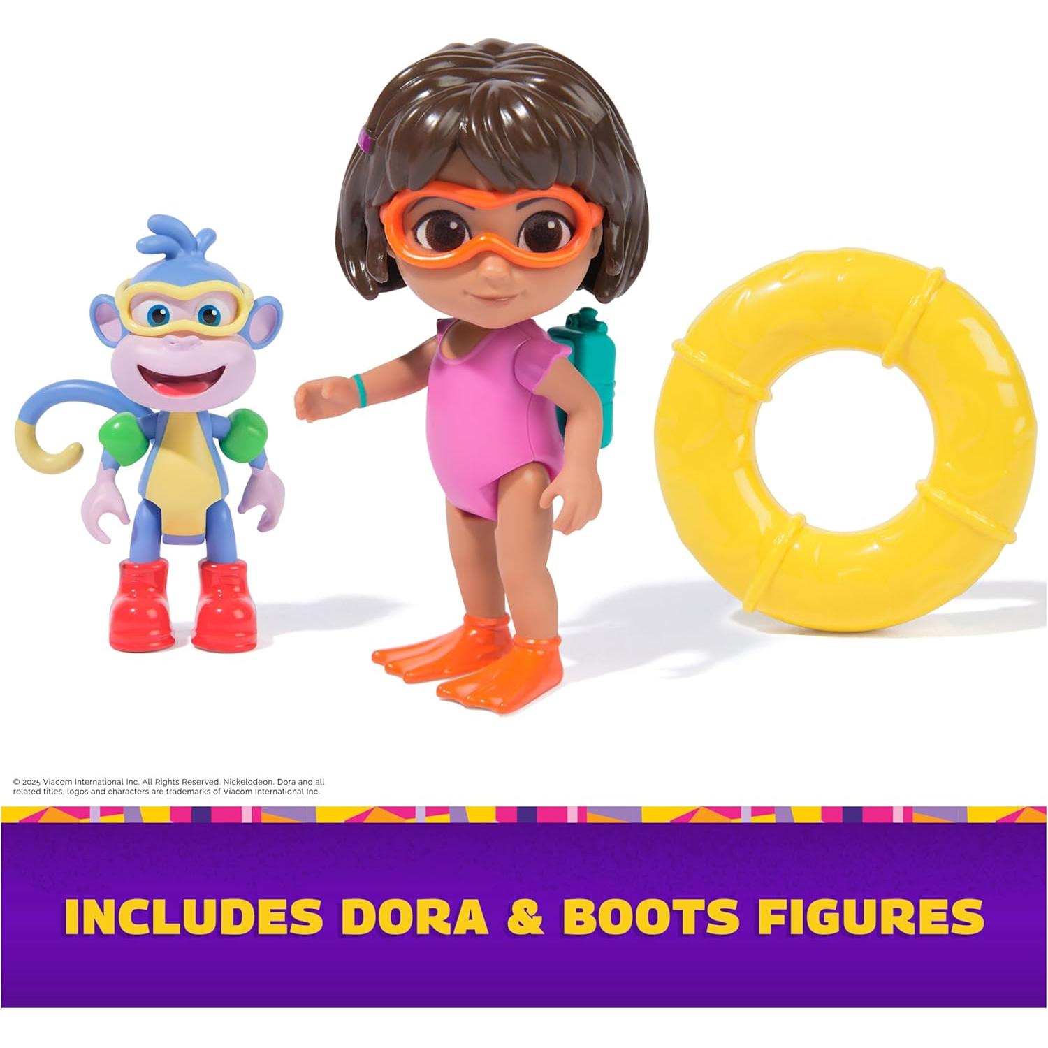 Paquete de Aventura Splash-Splash Dora y Boots - Juguetes 3+