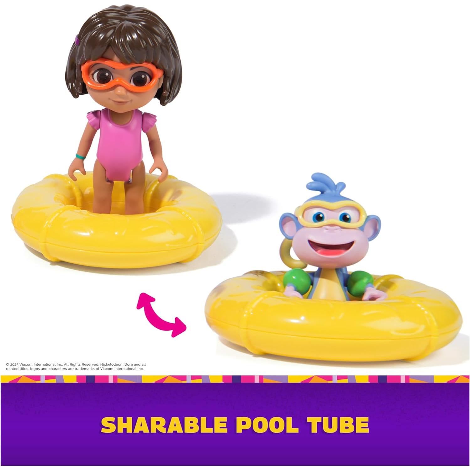 Paquete de Aventura Splash-Splash Dora y Boots - Juguetes 3+