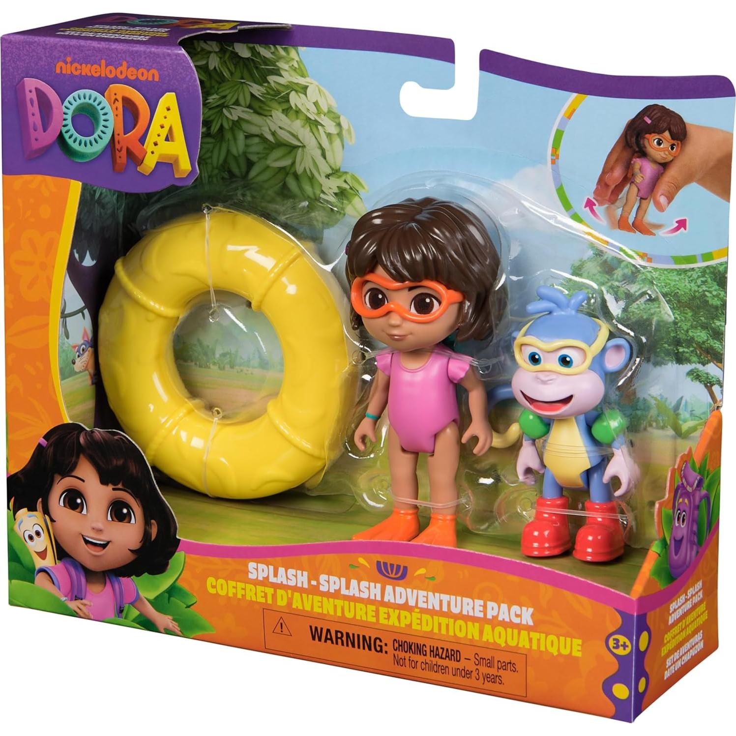 Paquete de Aventura Splash-Splash Dora y Boots - Juguetes 3+