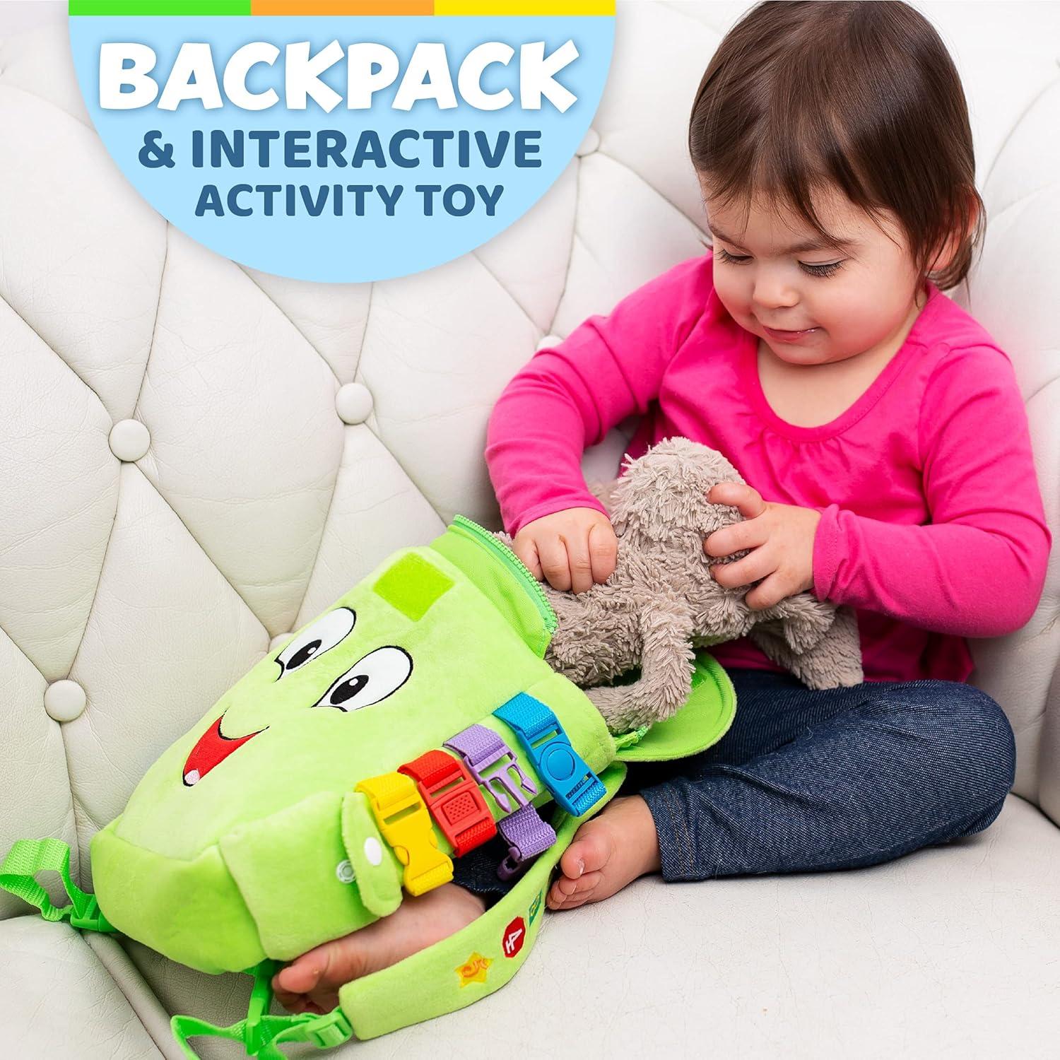 Mochila de Actividades Buddy Buckle Toys - Juguete Educativo