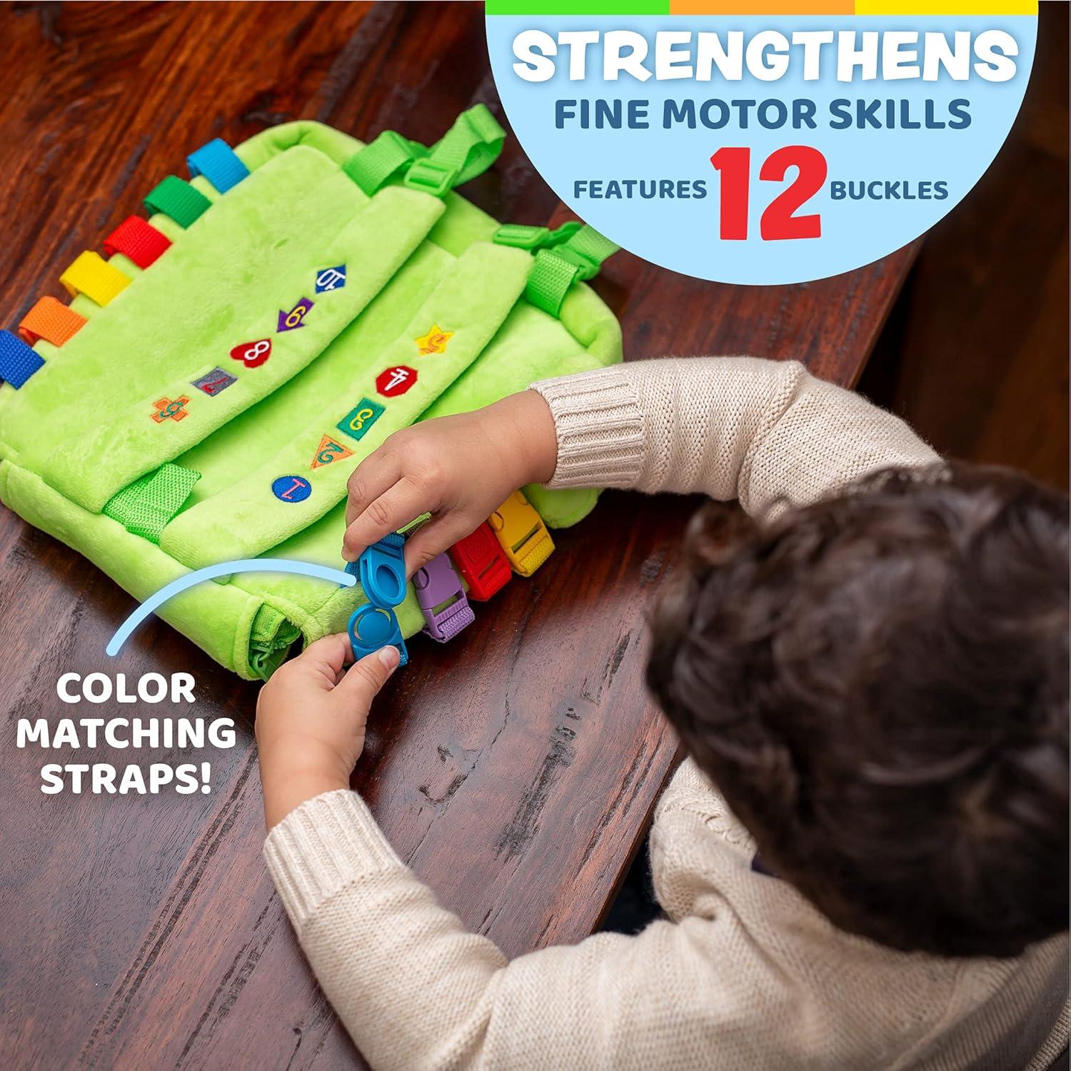 Mochila de Actividades Buddy Buckle Toys - Juguete Educativo