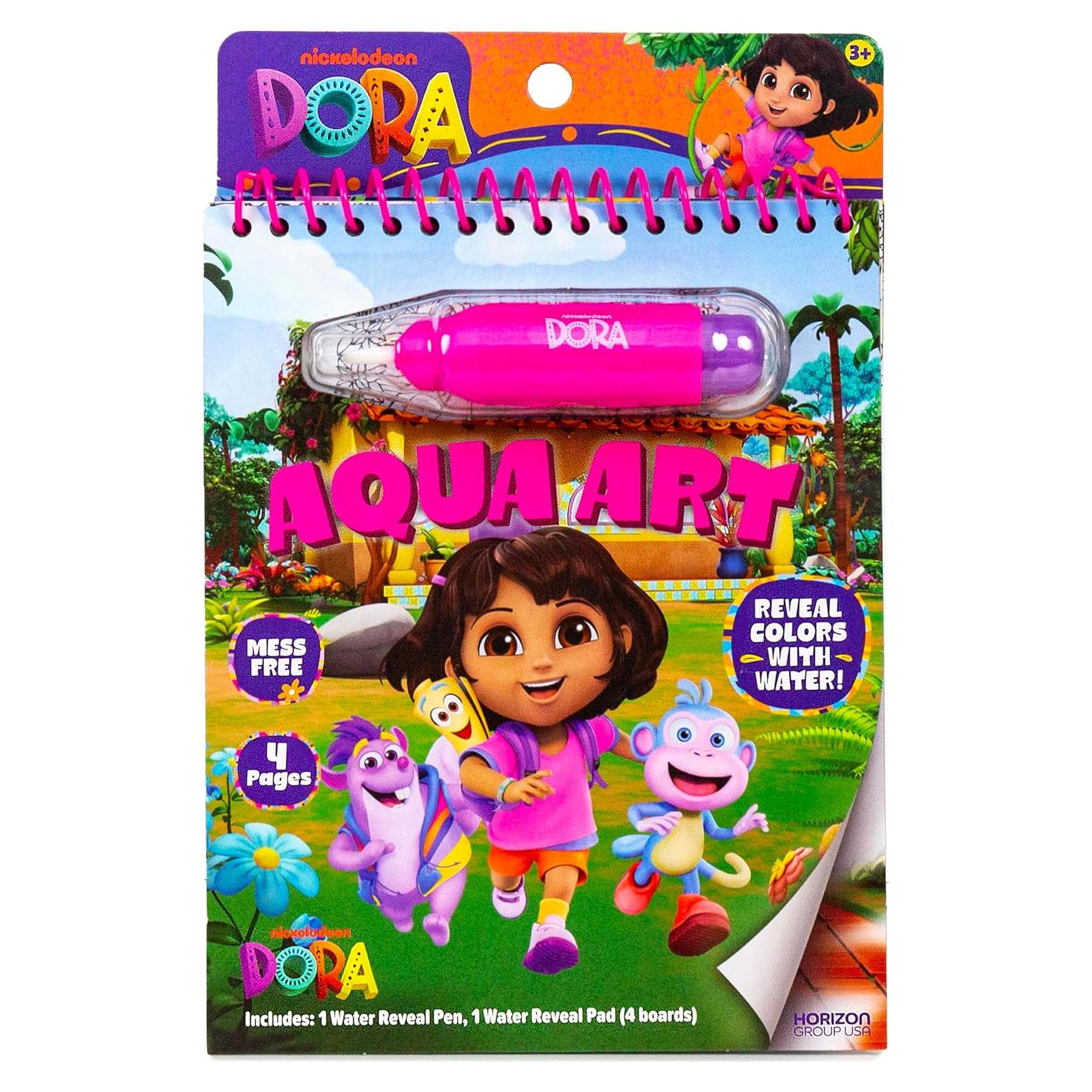 Bloc de Arte Acuático Dora Aqua Art con Bolígrafo de Agua