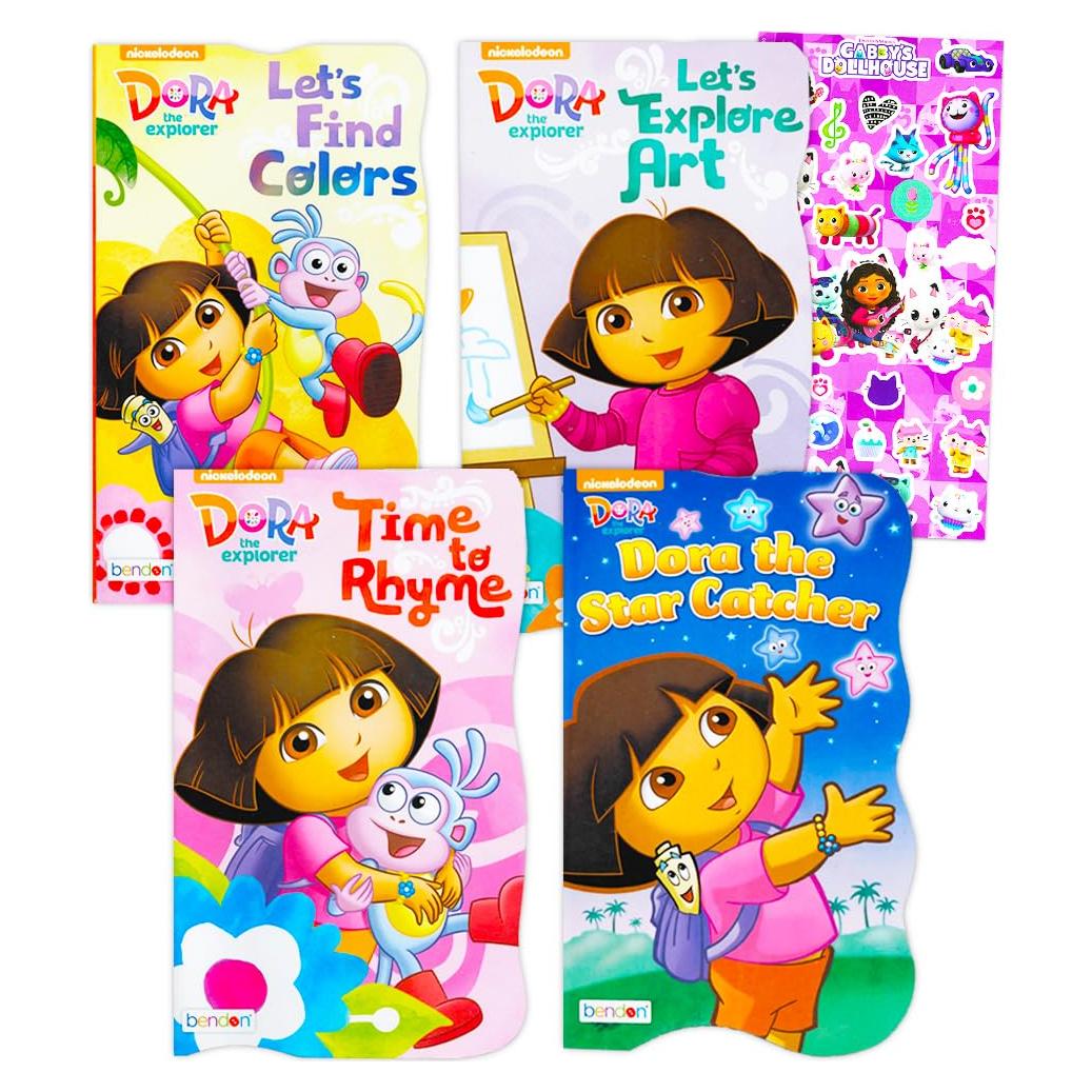 Libros de Cartón Dora la Exploradora - Paquete de 4 Libros