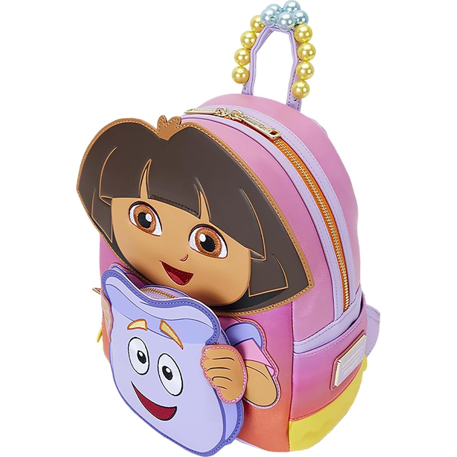 Mochila Mini Loungefly Dora la Exploradora Negra 11.4x26.7cm