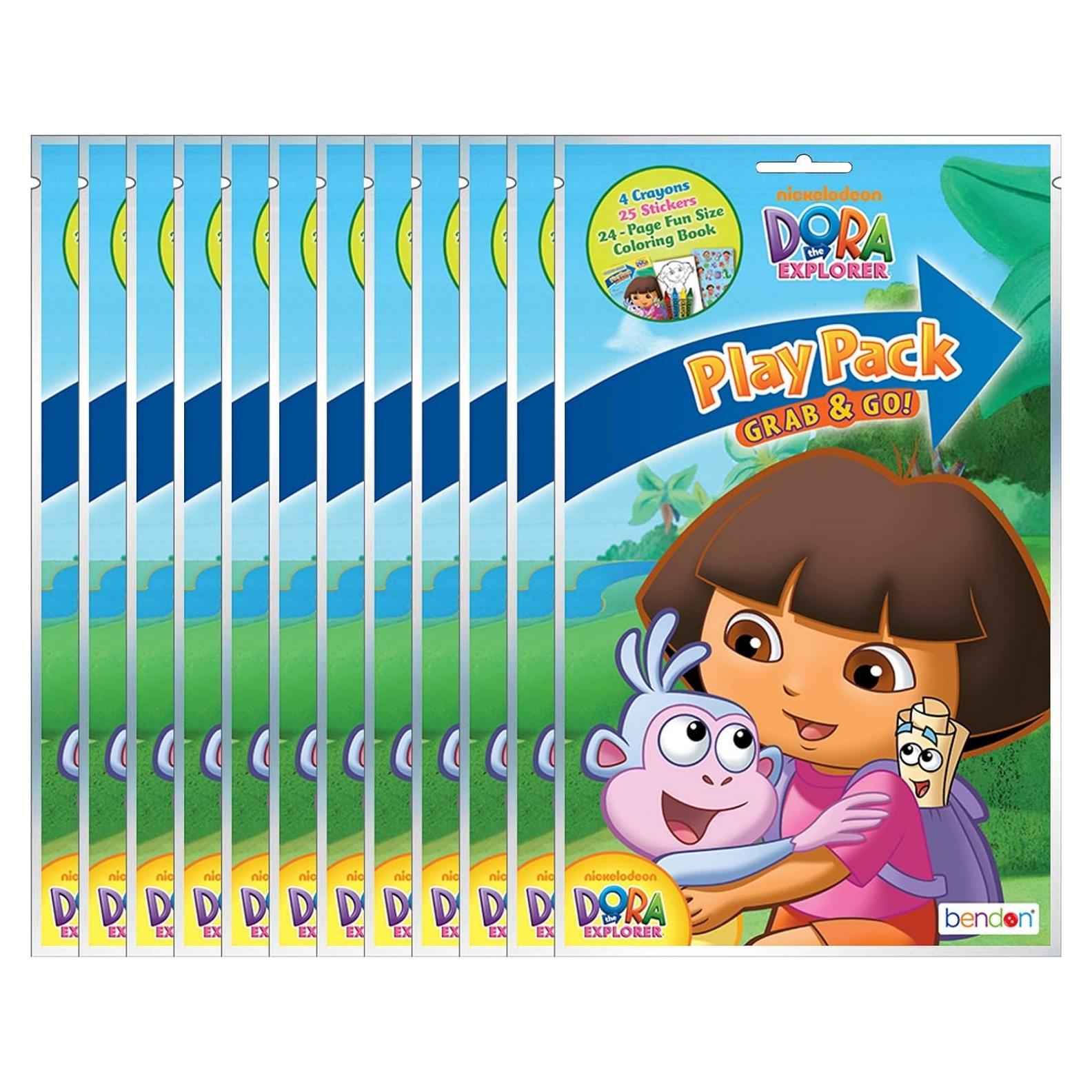 Paquete de Juego Grab & Go Bendon Dora la Exploradora - 12 Unidades