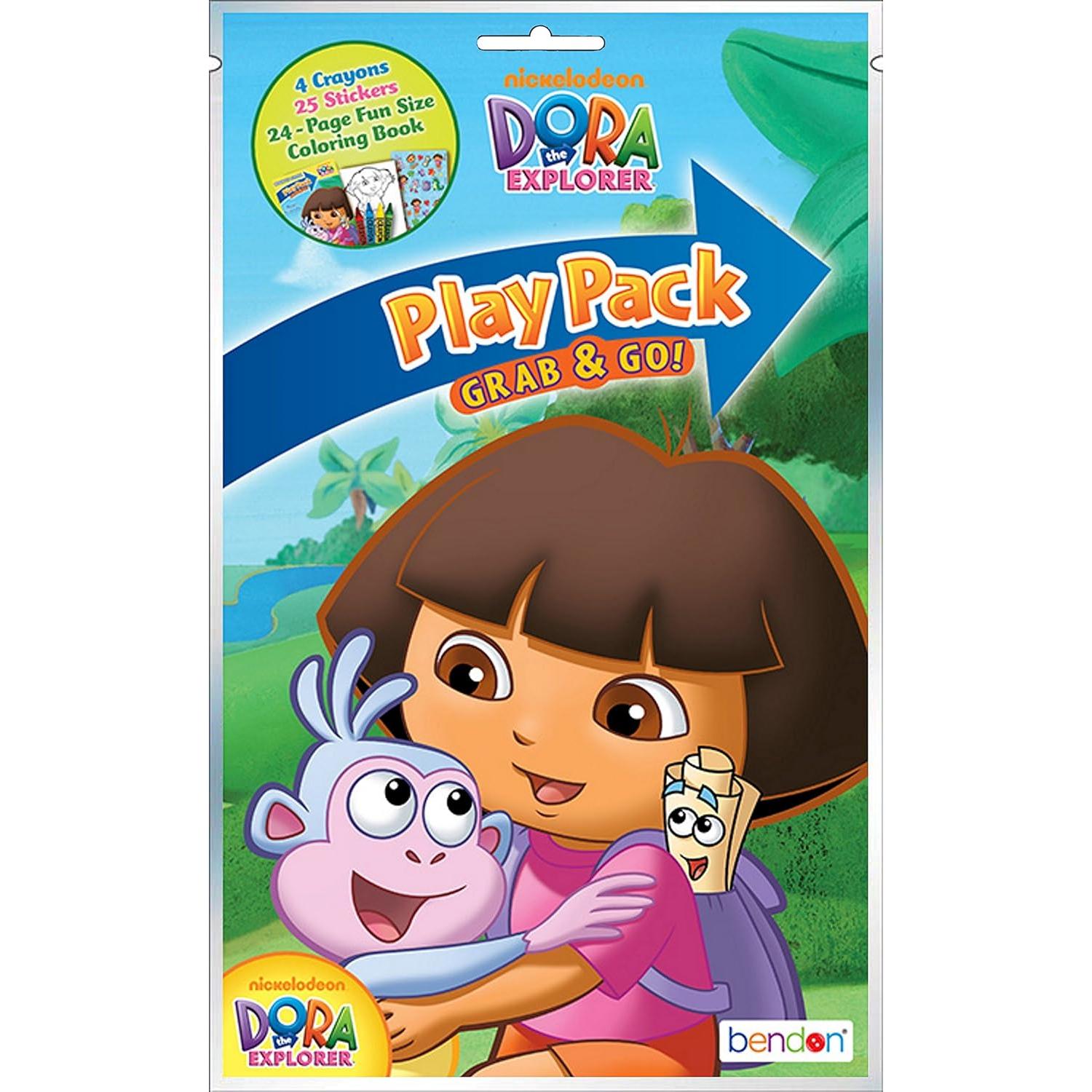 Paquete de Juego Grab & Go Bendon Dora la Exploradora - 12 Unidades