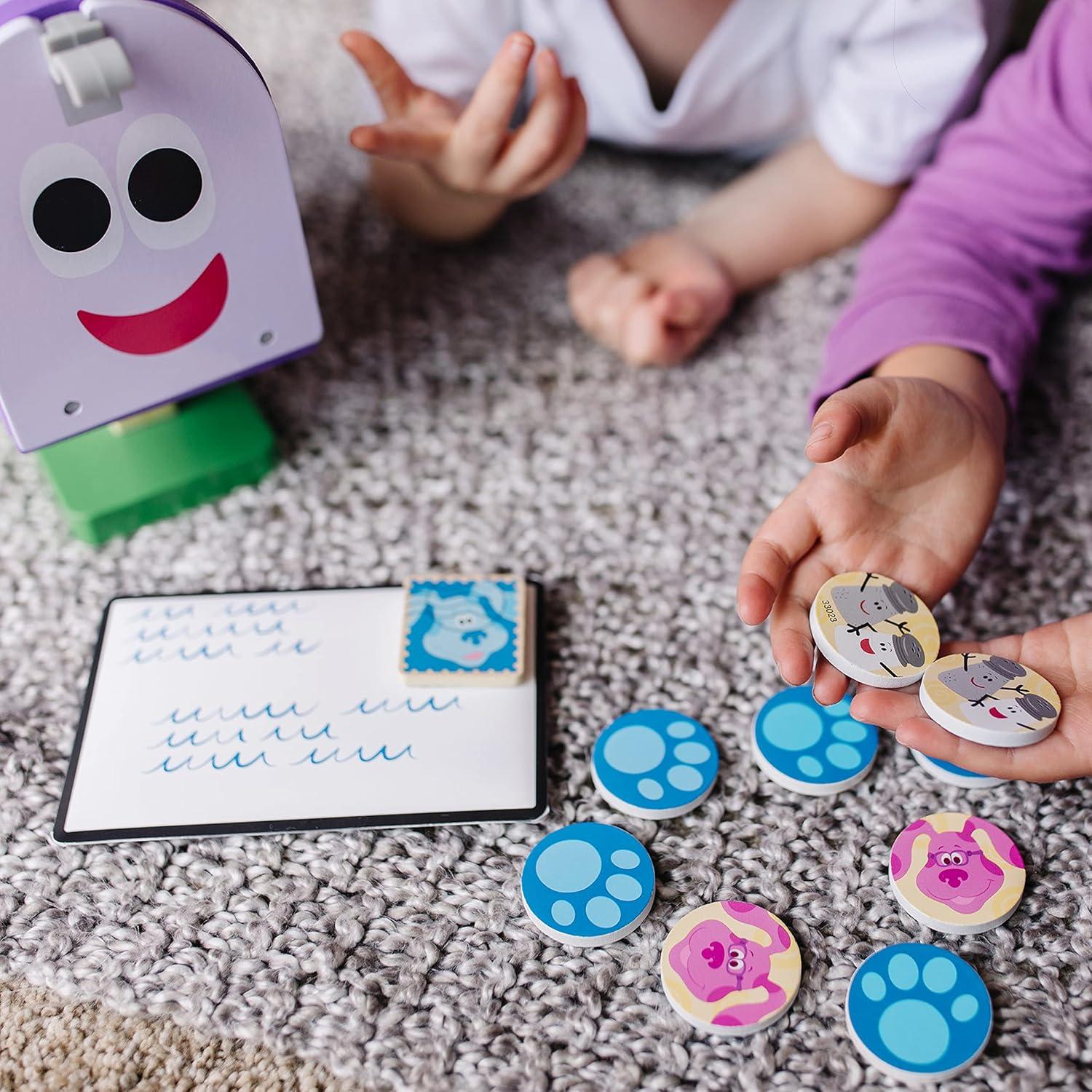 Juego de Buzón de Madera Melissa & Doug Blue's Clues 27 Piezas