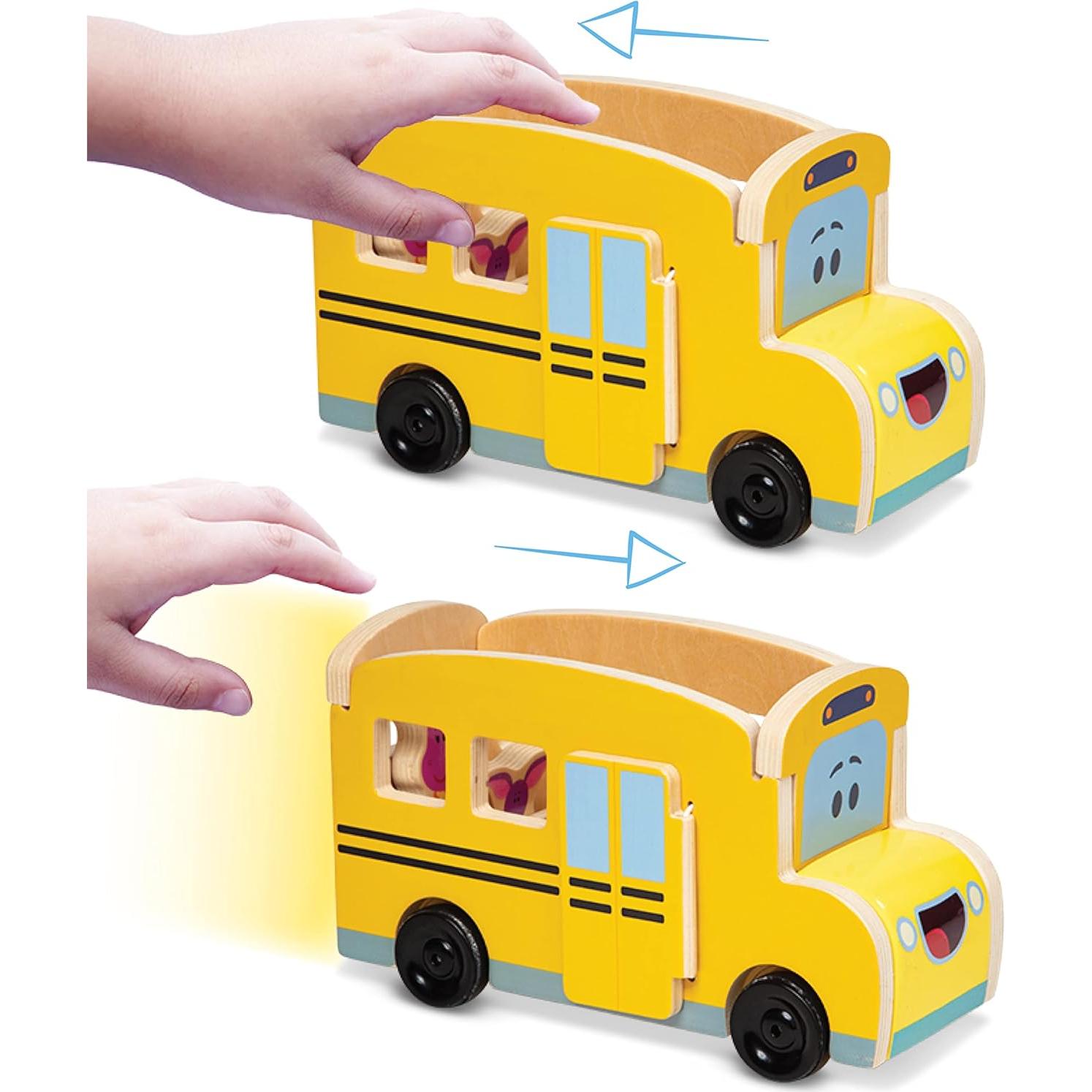 Autobús Escolar de Madera Melissa & Doug Blue's Clues 9 Piezas