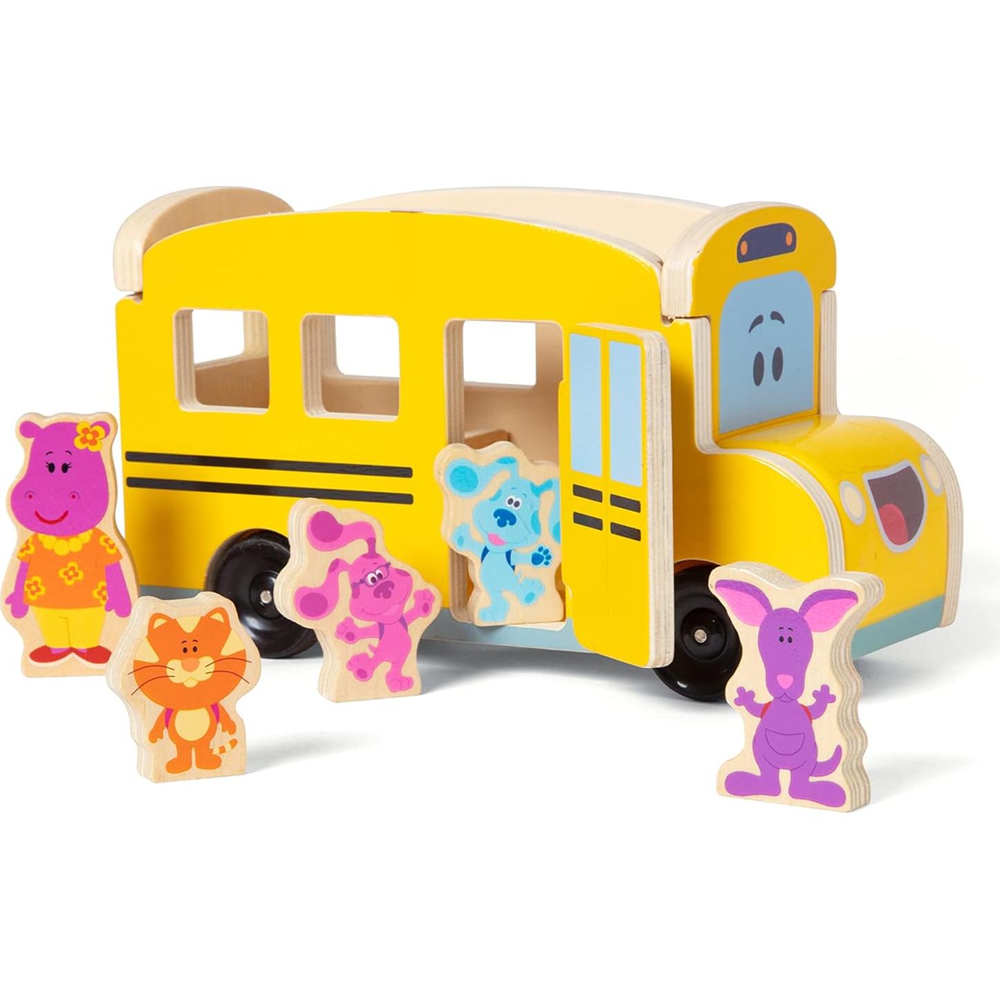 Autobús Escolar de Madera Melissa & Doug Blue's Clues 9 Piezas