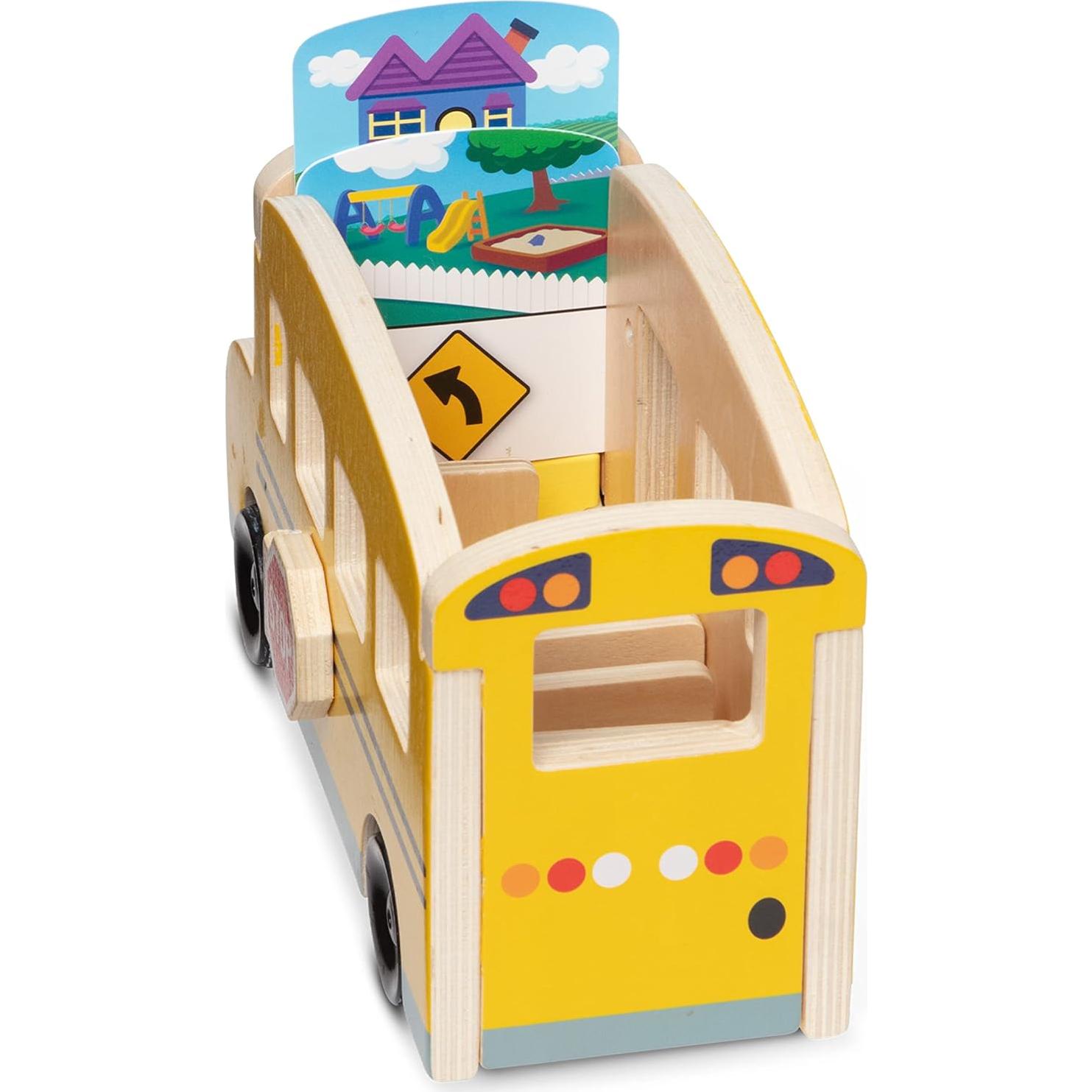 Autobús Escolar de Madera Melissa & Doug Blue's Clues 9 Piezas