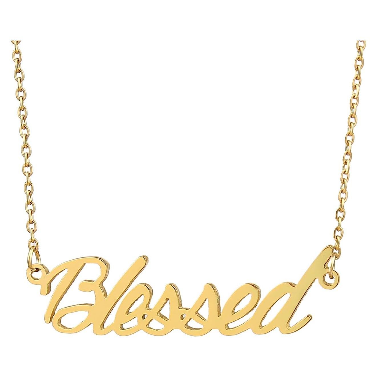 Collar de Nombre Personalizado AOLO Acero Inoxidable 35-55 cm