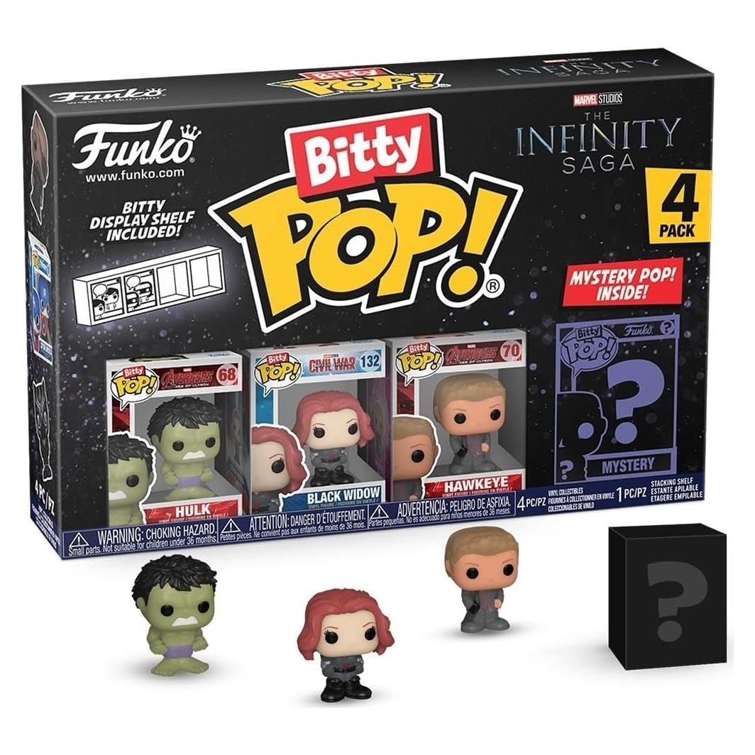 Funko Bitty POP! Marvel - Hulk y figura sorpresa - 2.2 cm