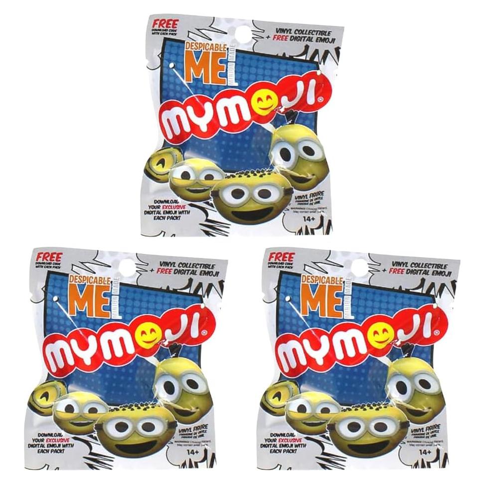 Funko Minions Mymoji Mini Figura de Vinilo - Paquete Sorpresa 3 Unidades