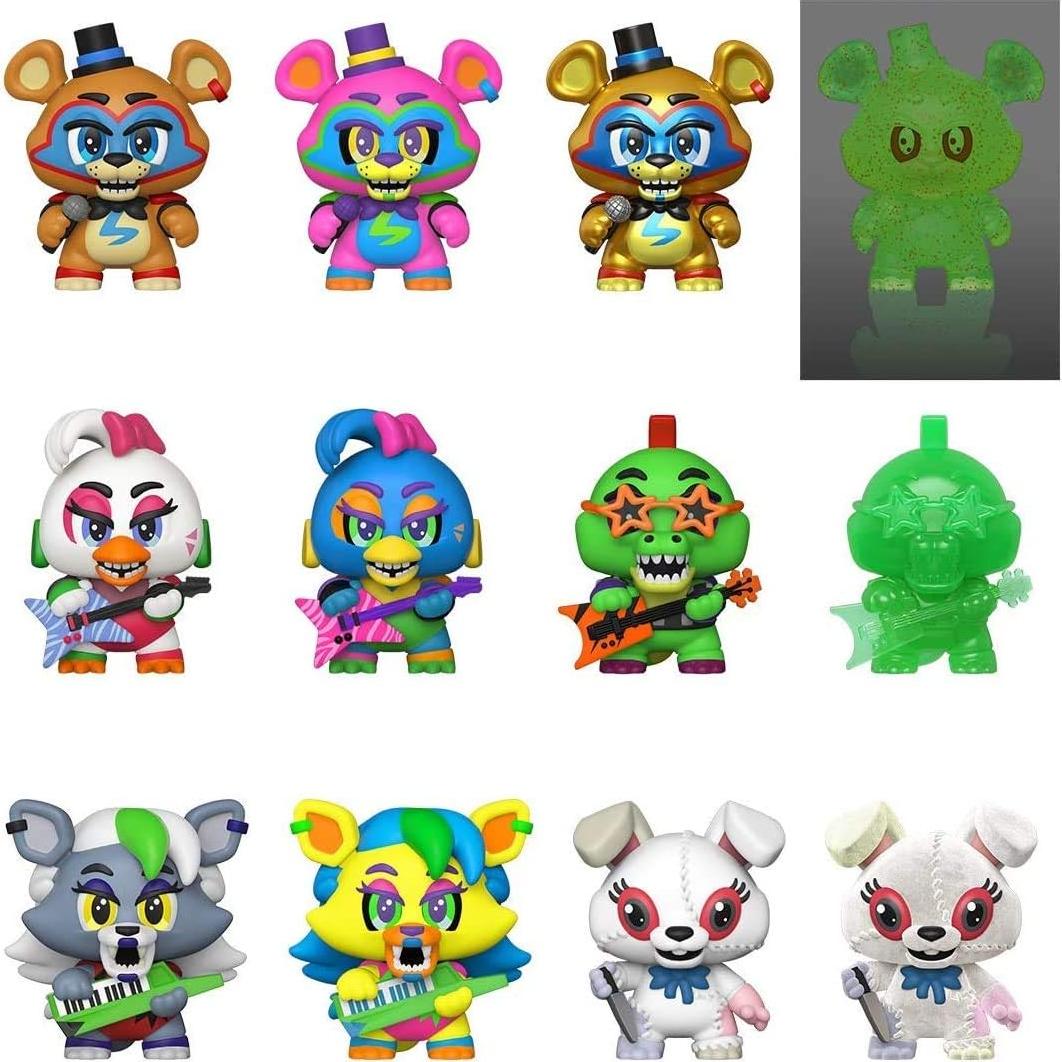 Caja Sorpresa Mini Ciega Funko FNAF Seguridad Breach 12 Unidades