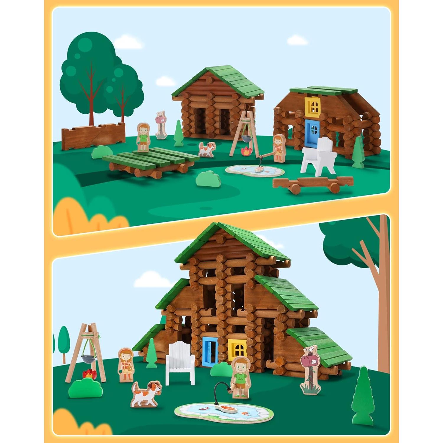 Juego de Construcción de Madera SainSmart Jr. 214 Piezas