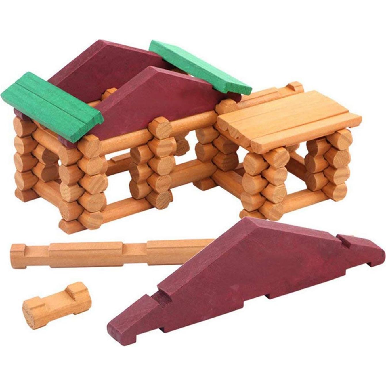 Juguete de Construcción de Madera Joqutoys 90 Piezas para Niños