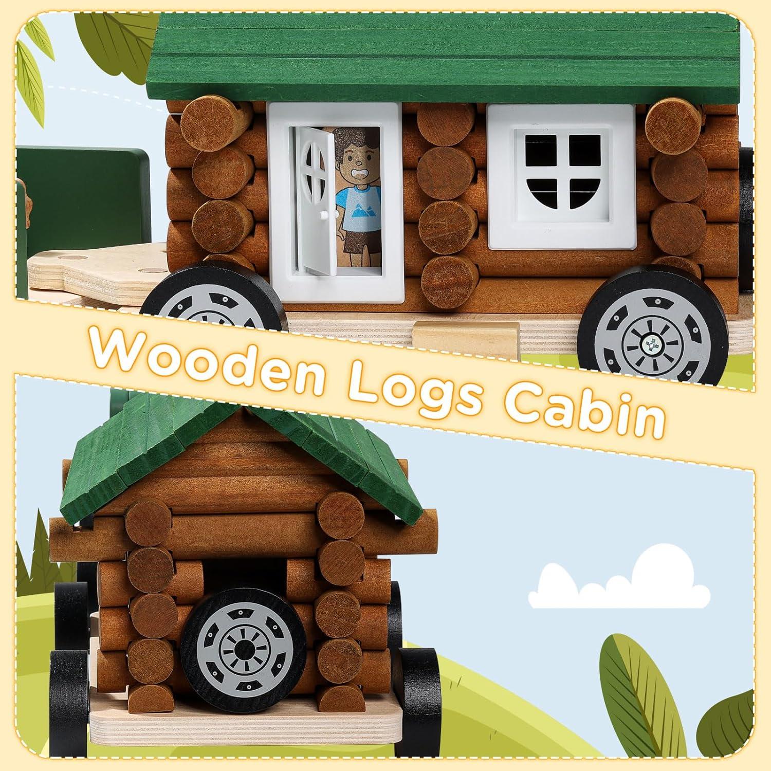 Juego de Construcción de Camión de Madera SainSmart Jr. 32x20cm