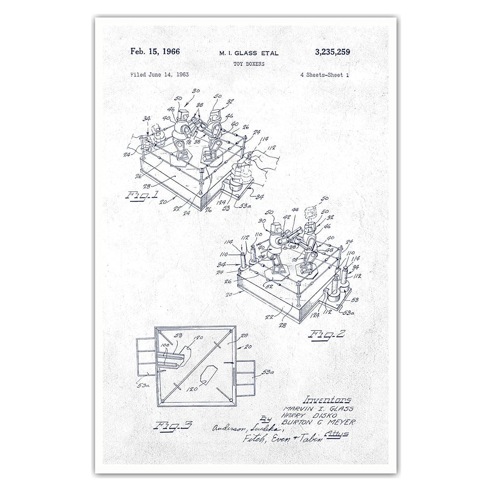 Póster Mate Rockem Sockem Robots Ultramurals 24x16 cm
