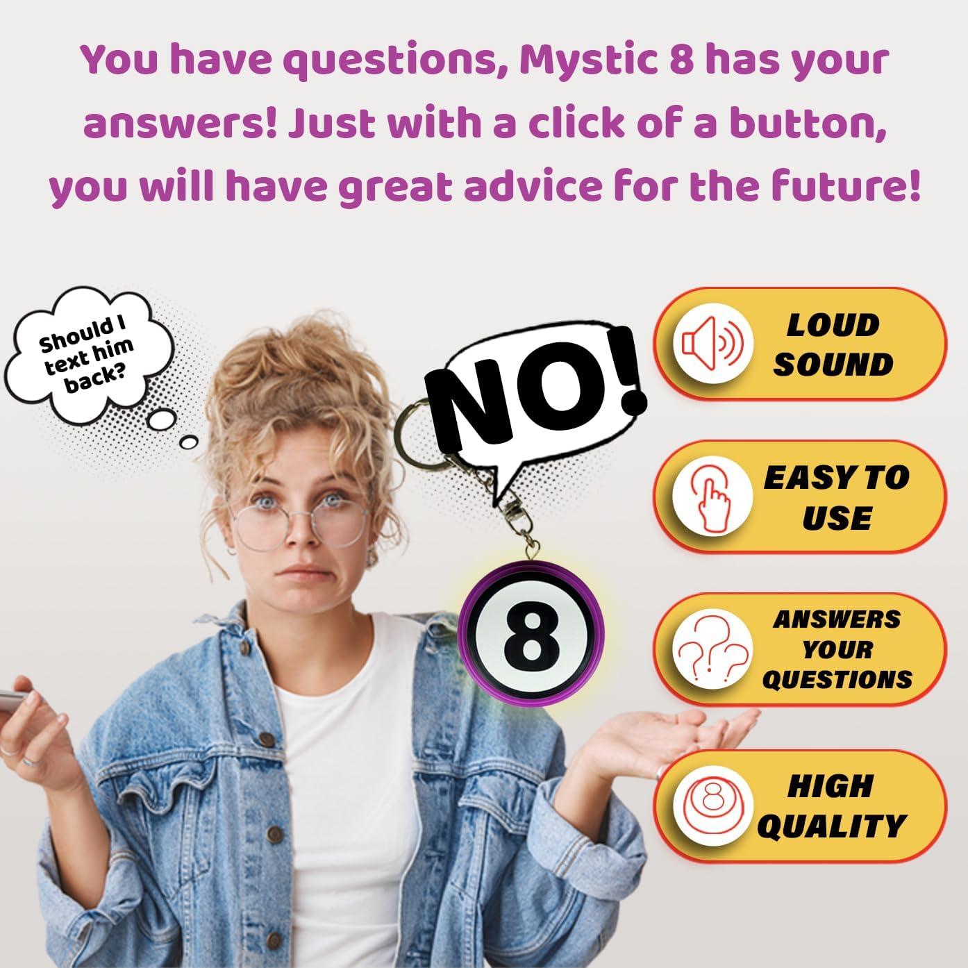 Botón de Llavero Mystic 8 - 15 Respuestas de Audio - KIO Store