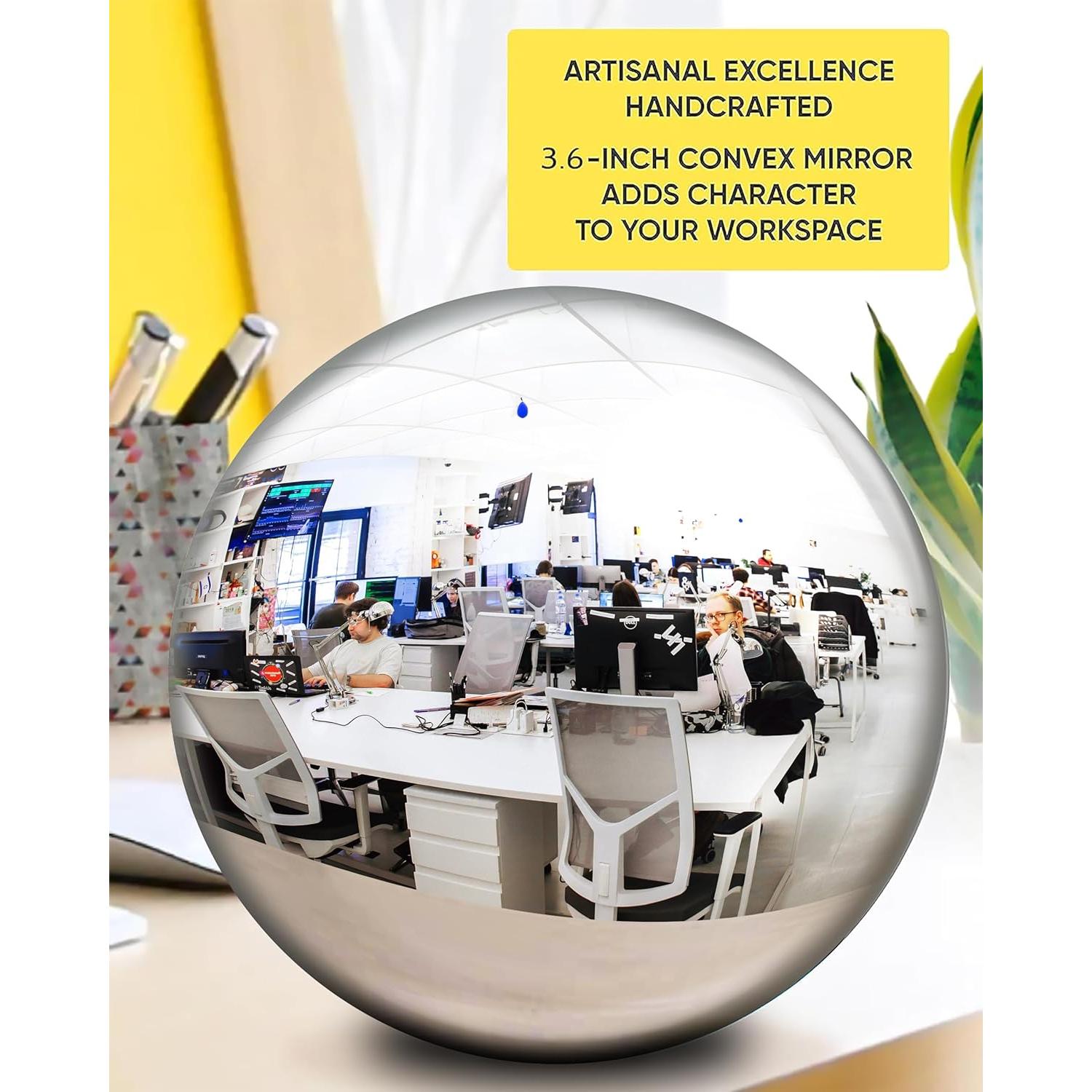 Espejo Convexo Skywin Bola de Adivinación 10cm Plata