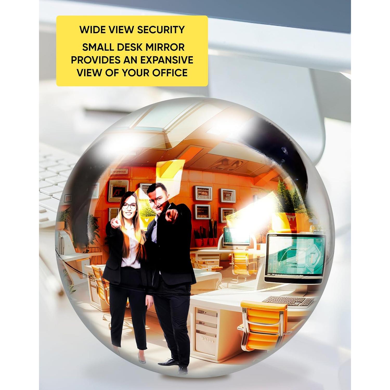 Espejo Convexo Skywin Bola de Adivinación 10cm Plata