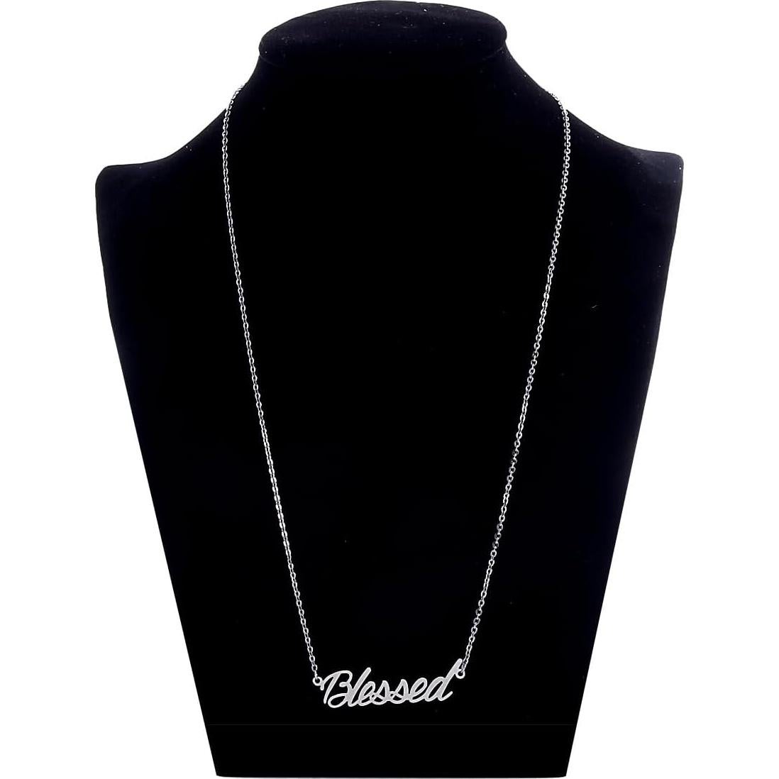 Collar de Nombre Personalizado AOLO Acero Inoxidable 35.56 cm