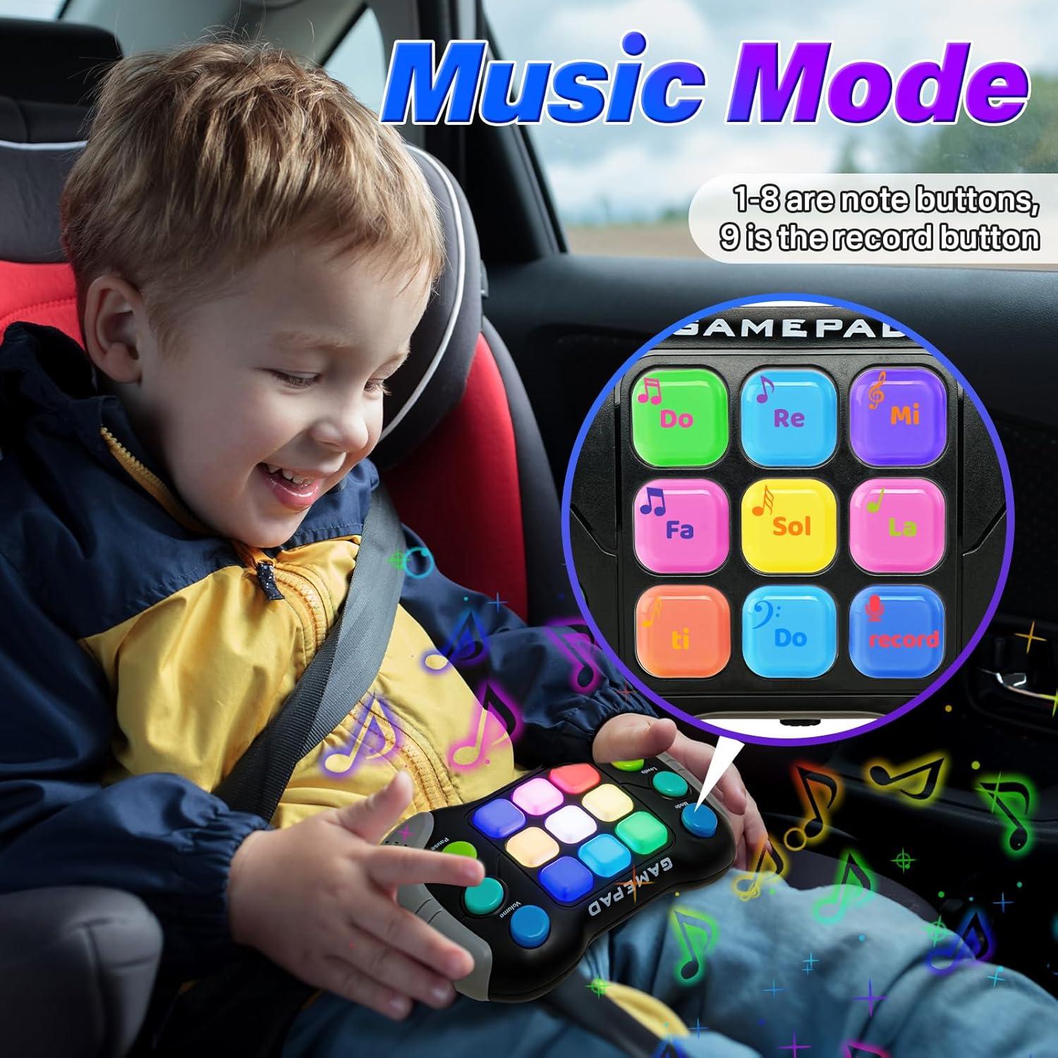 Juguete de Presionar Eléctrico Wdebay Iluminado para Niños 8-13 Años