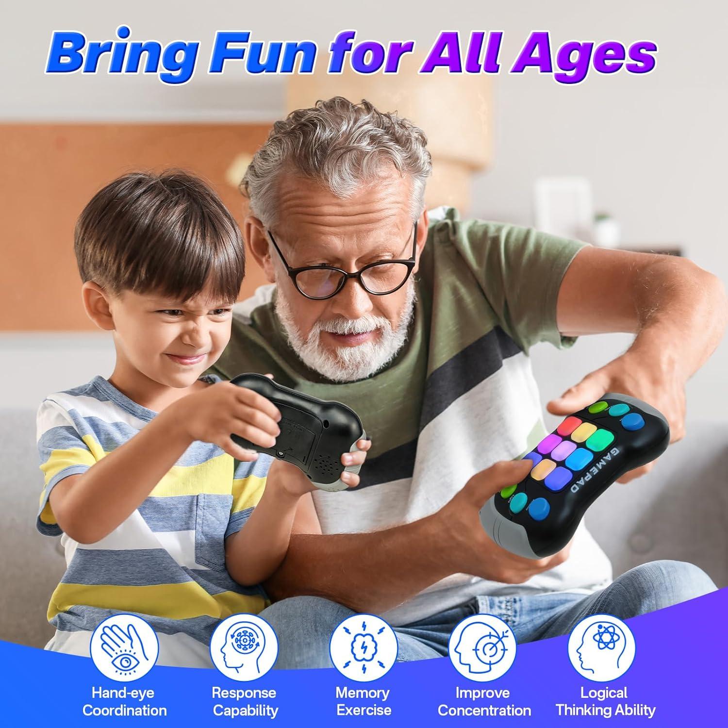 Juguete de Presionar Eléctrico Wdebay Iluminado para Niños 8-13 Años